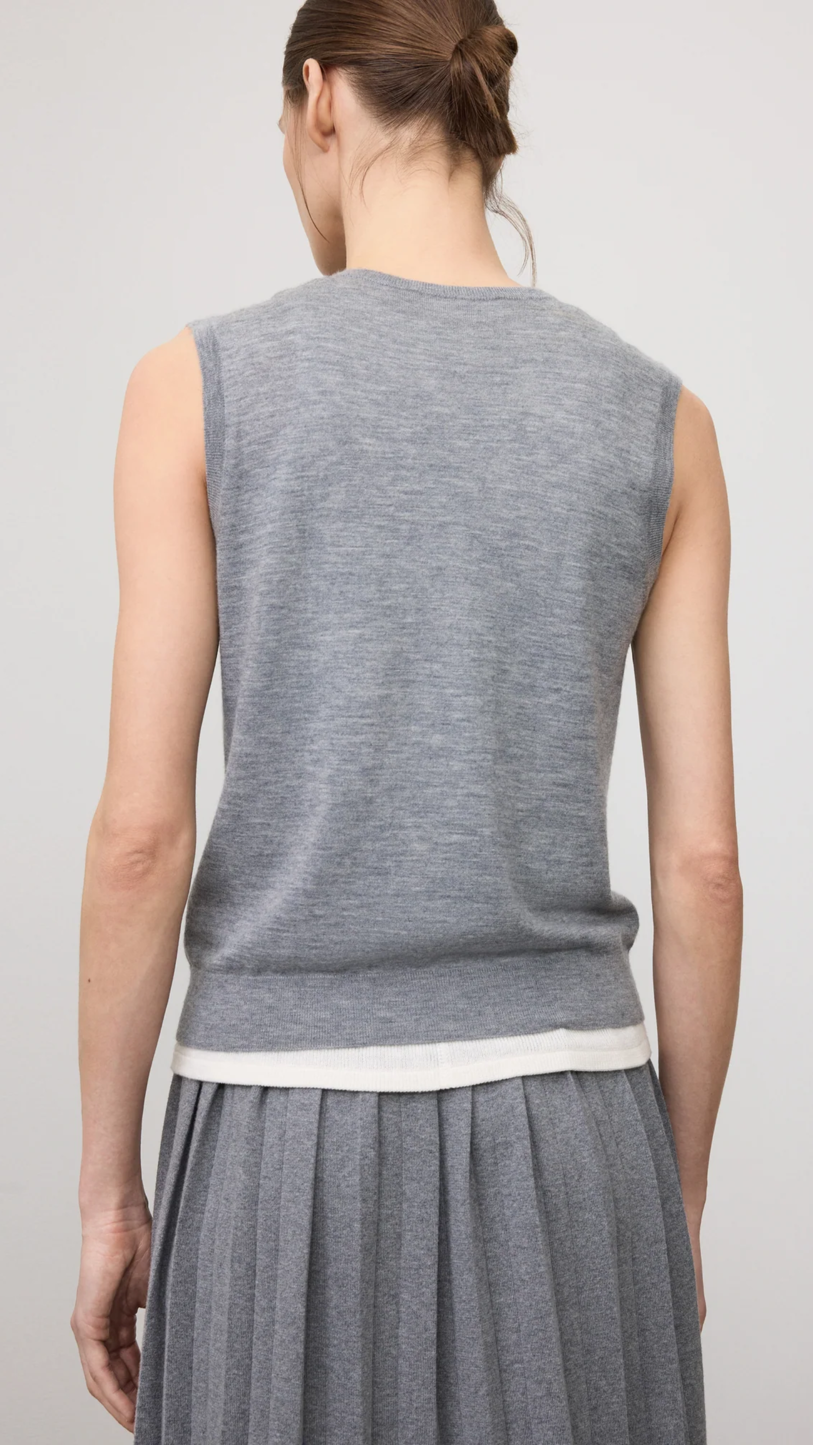 Lisa Yang Lauri Top in Dark Mist