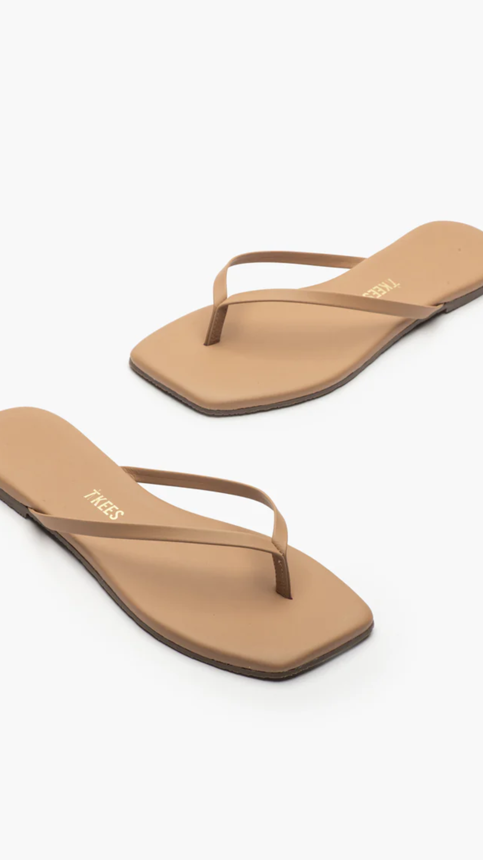Tkees Square Toe Lily Sandal in Cocobutter