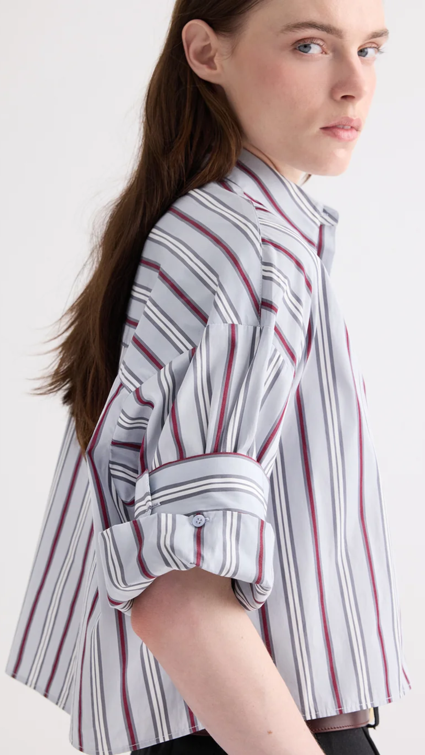 TWP Next Ex Shirt in Light Grey Multi