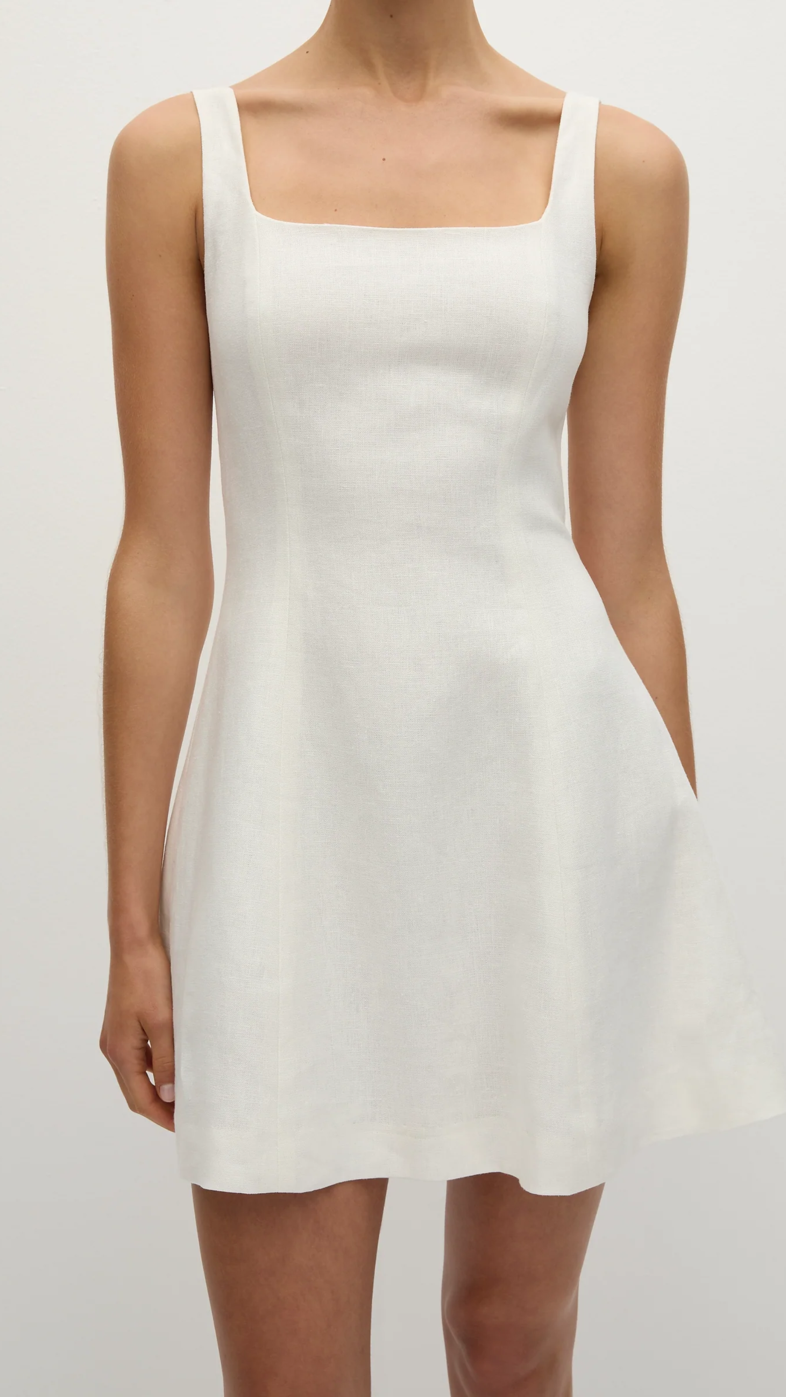 Faithfull Felice Mini Dress in White