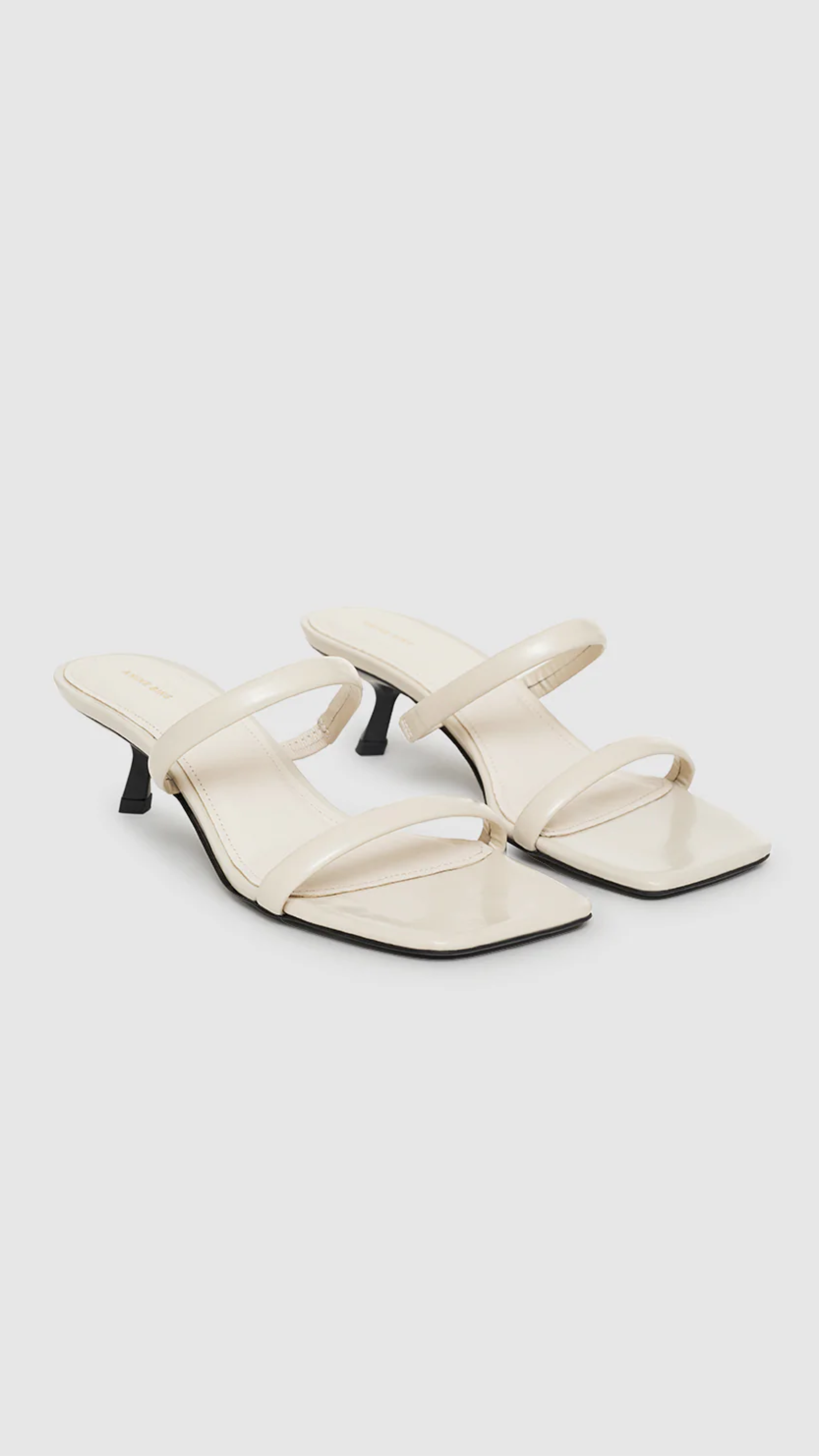 Anine Bing Hilda Mule Sandal in Bone