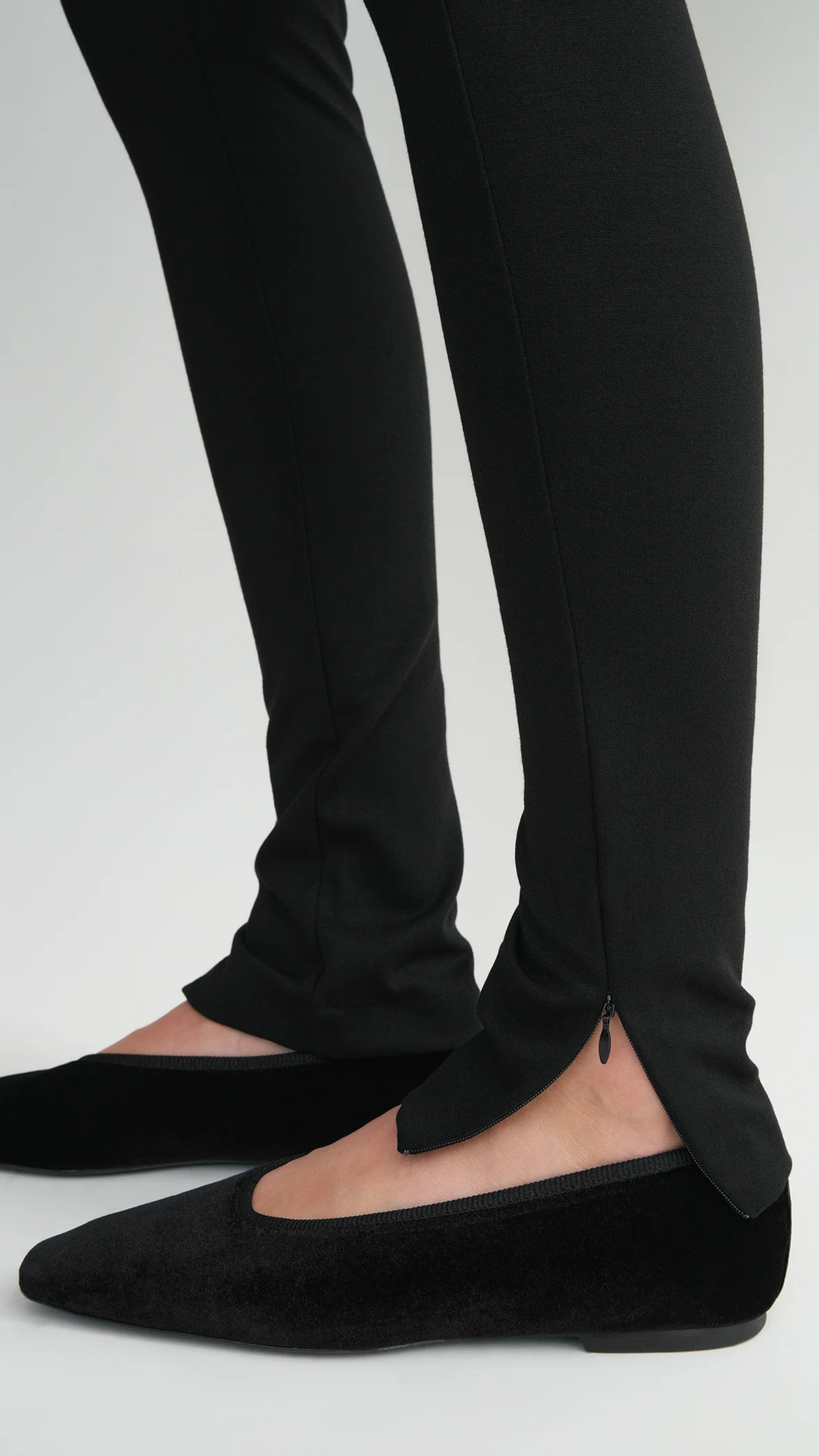 Toteme Zip Leggings in Black