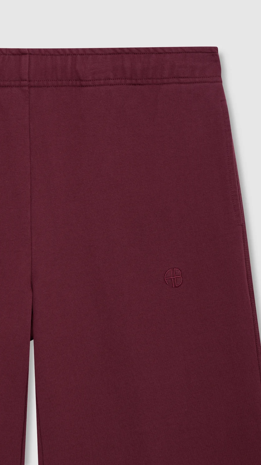 Anine Bing Kacey Jogger in Burgundy