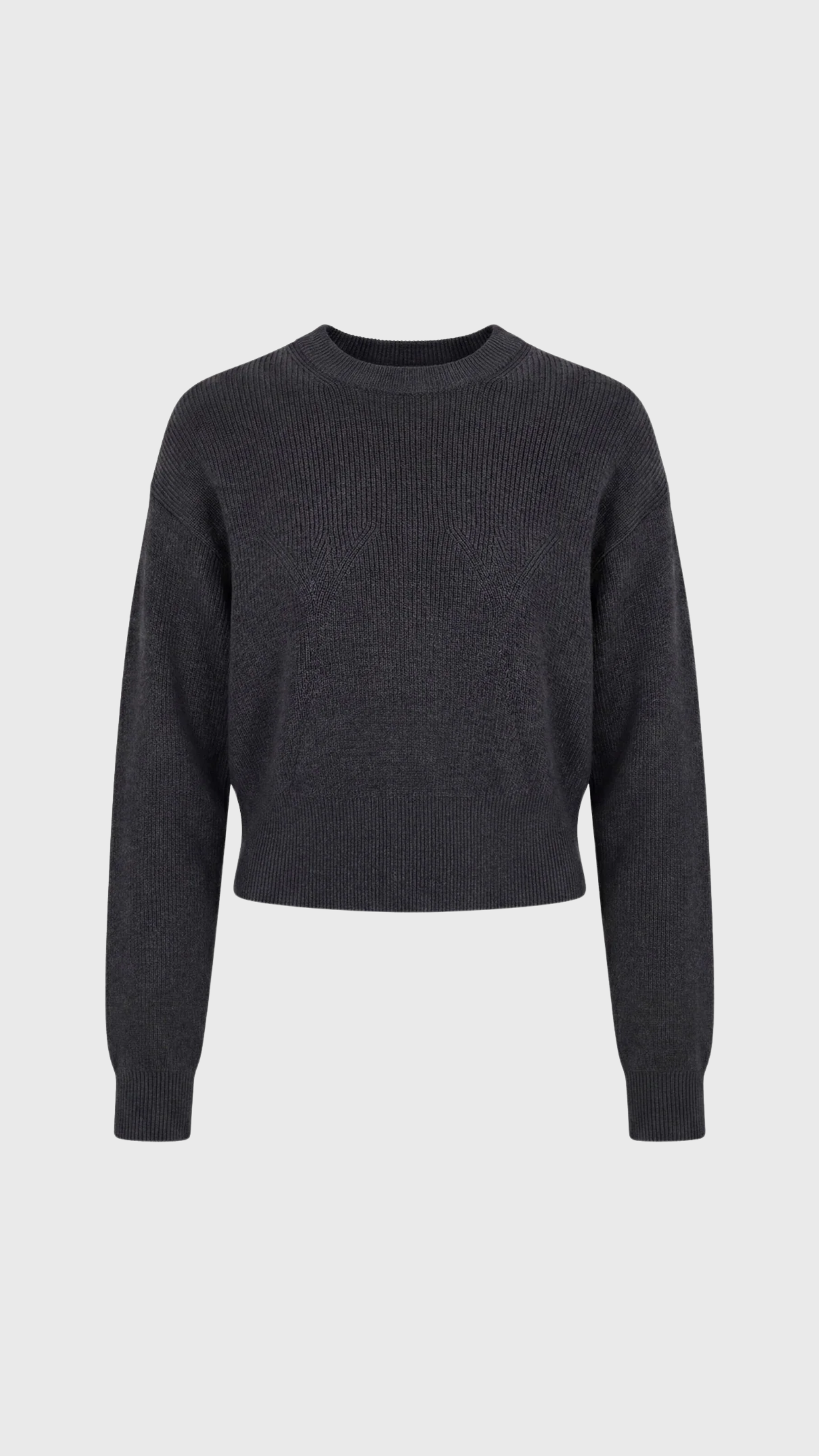 Ulla Johnson Alden Knit Pullover in Charcoal