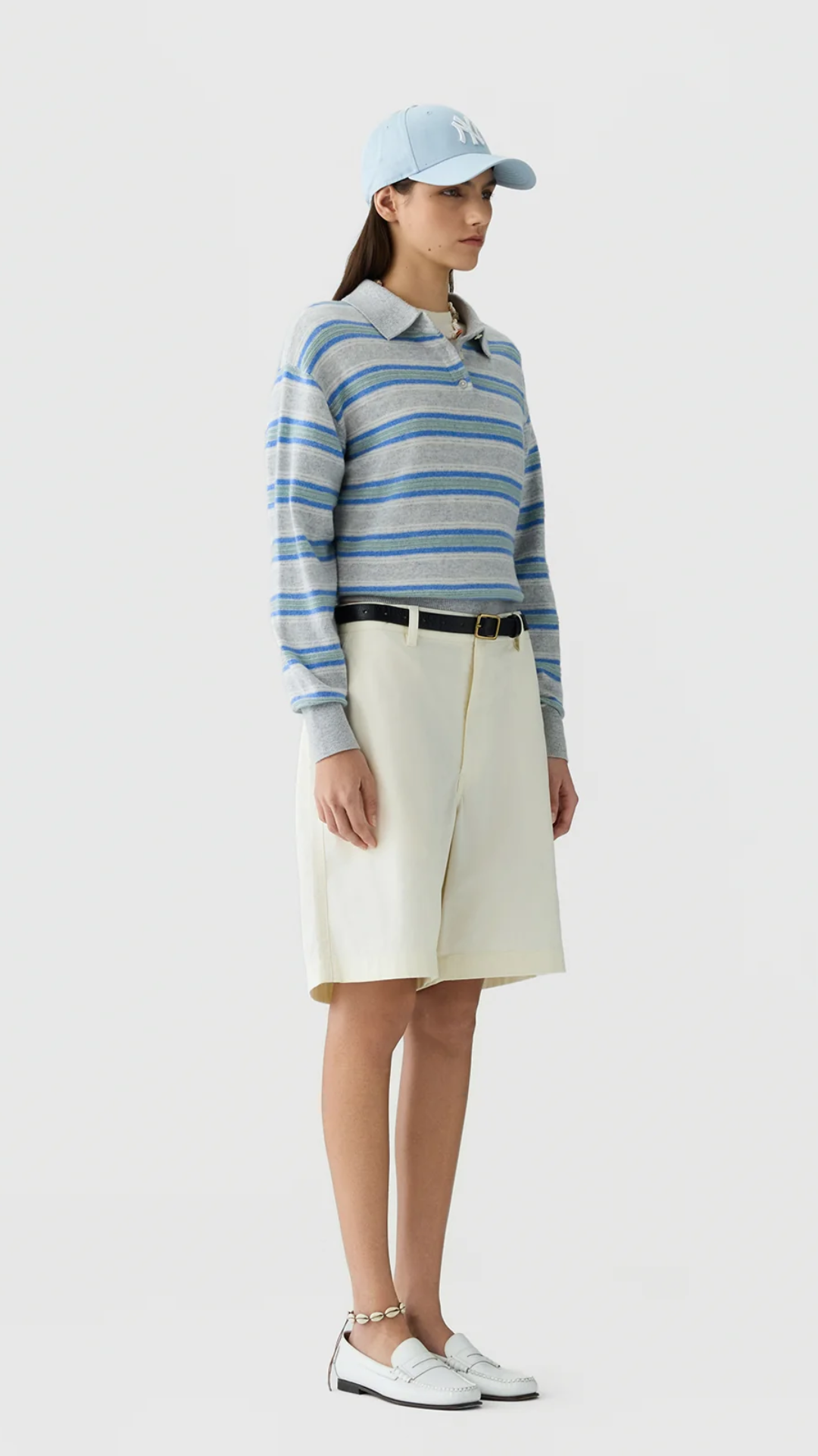 Guest In Residence Collegiate Stripe Polo