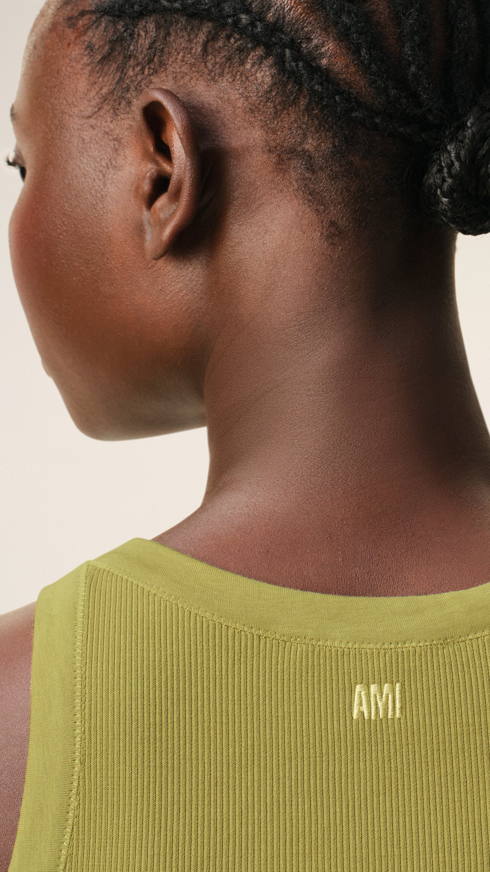 Ami Cotton Ami De Coeur Tank