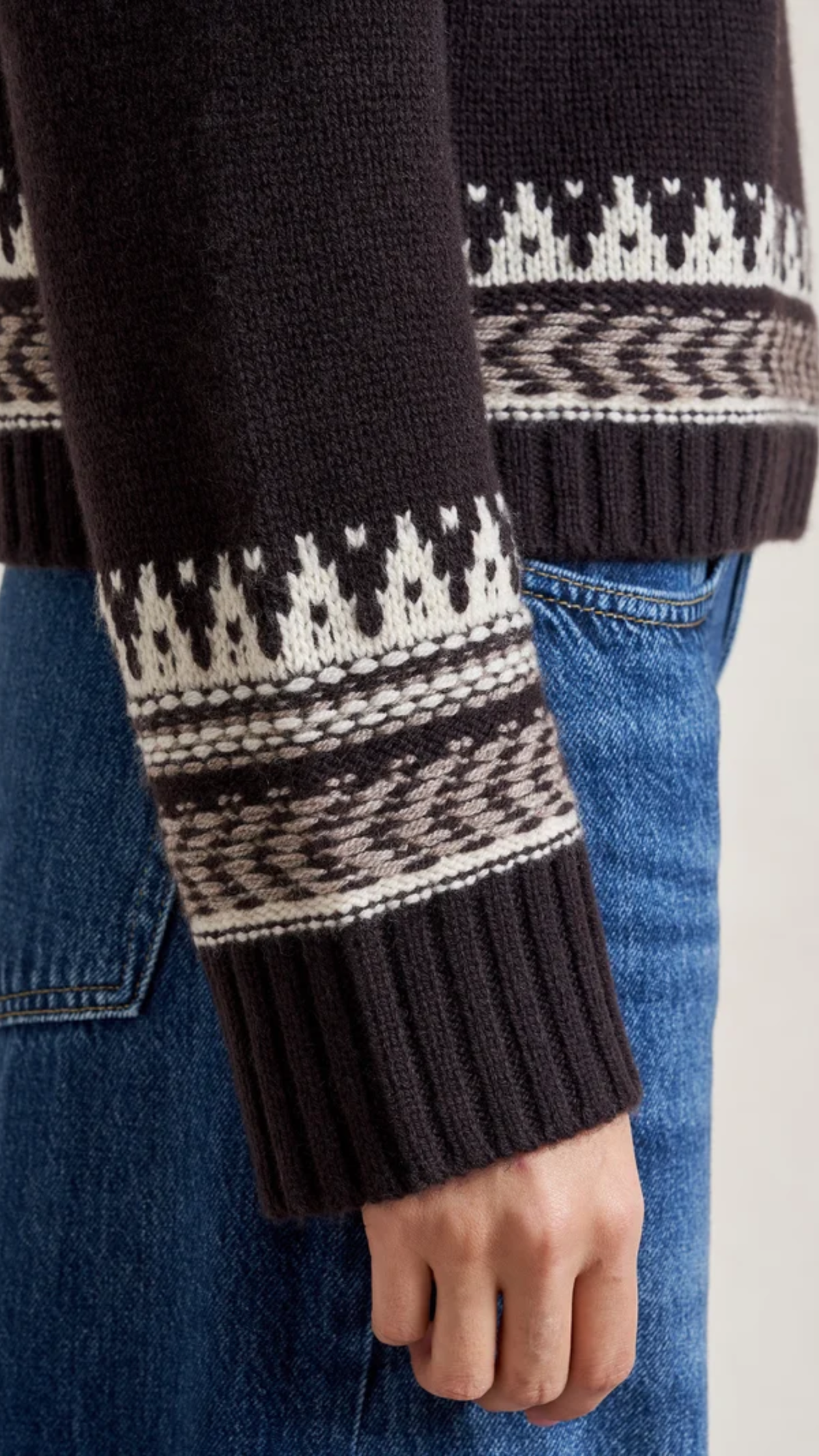 La Ligne Seymour Sweater in Chocolate Multi