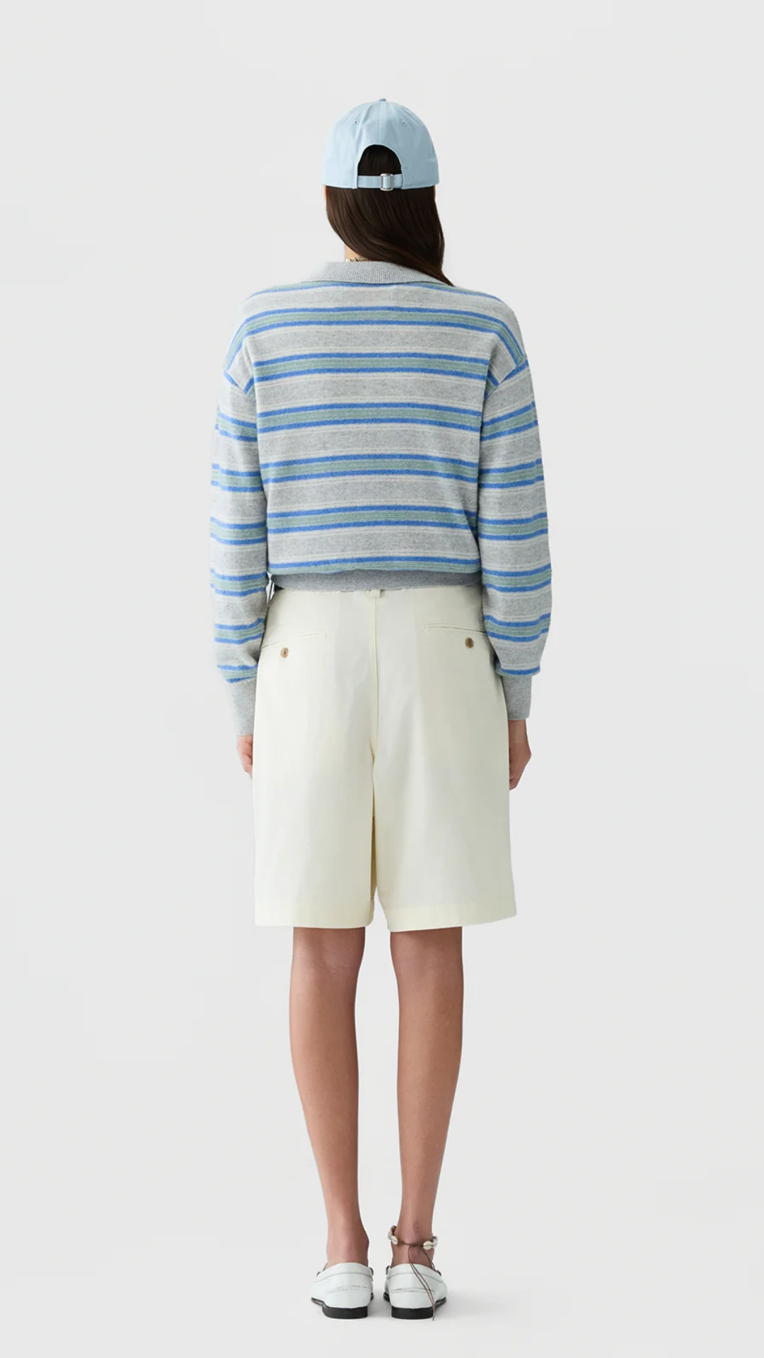 Guest In Residence Collegiate Stripe Polo