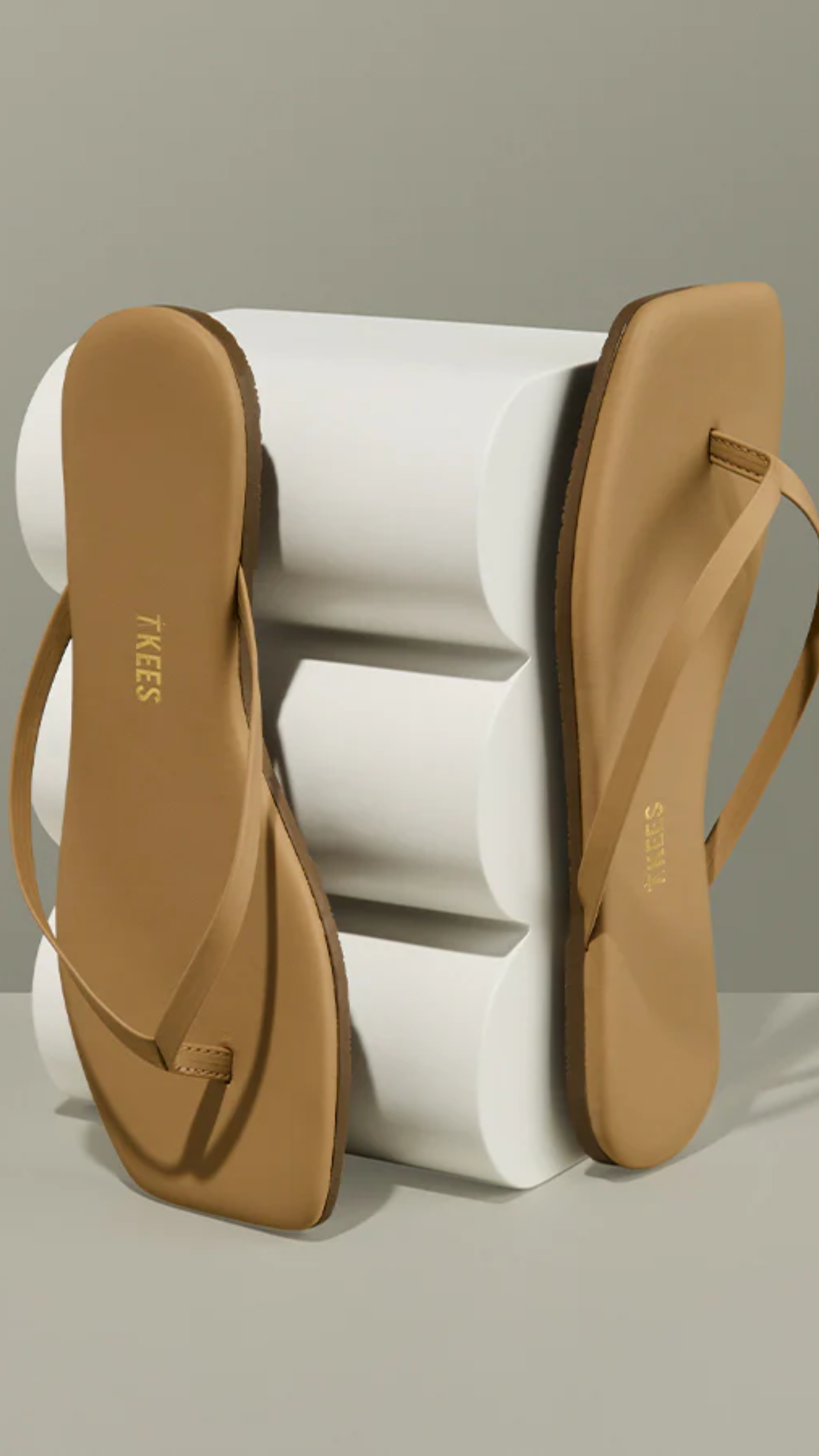 Tkees Square Toe Lily Sandal in Cocobutter