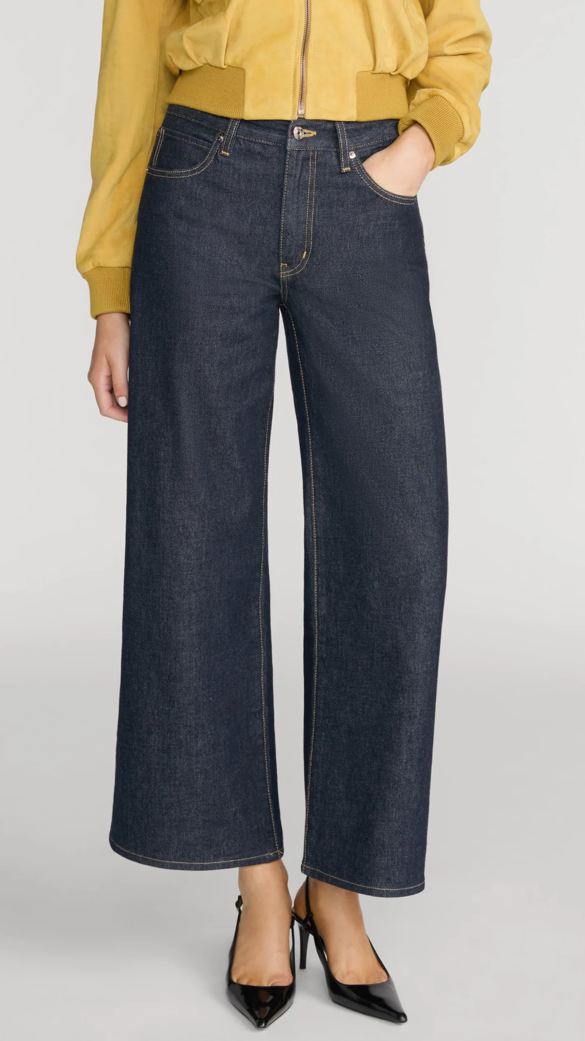 Frame The Swing Jean in Rinse