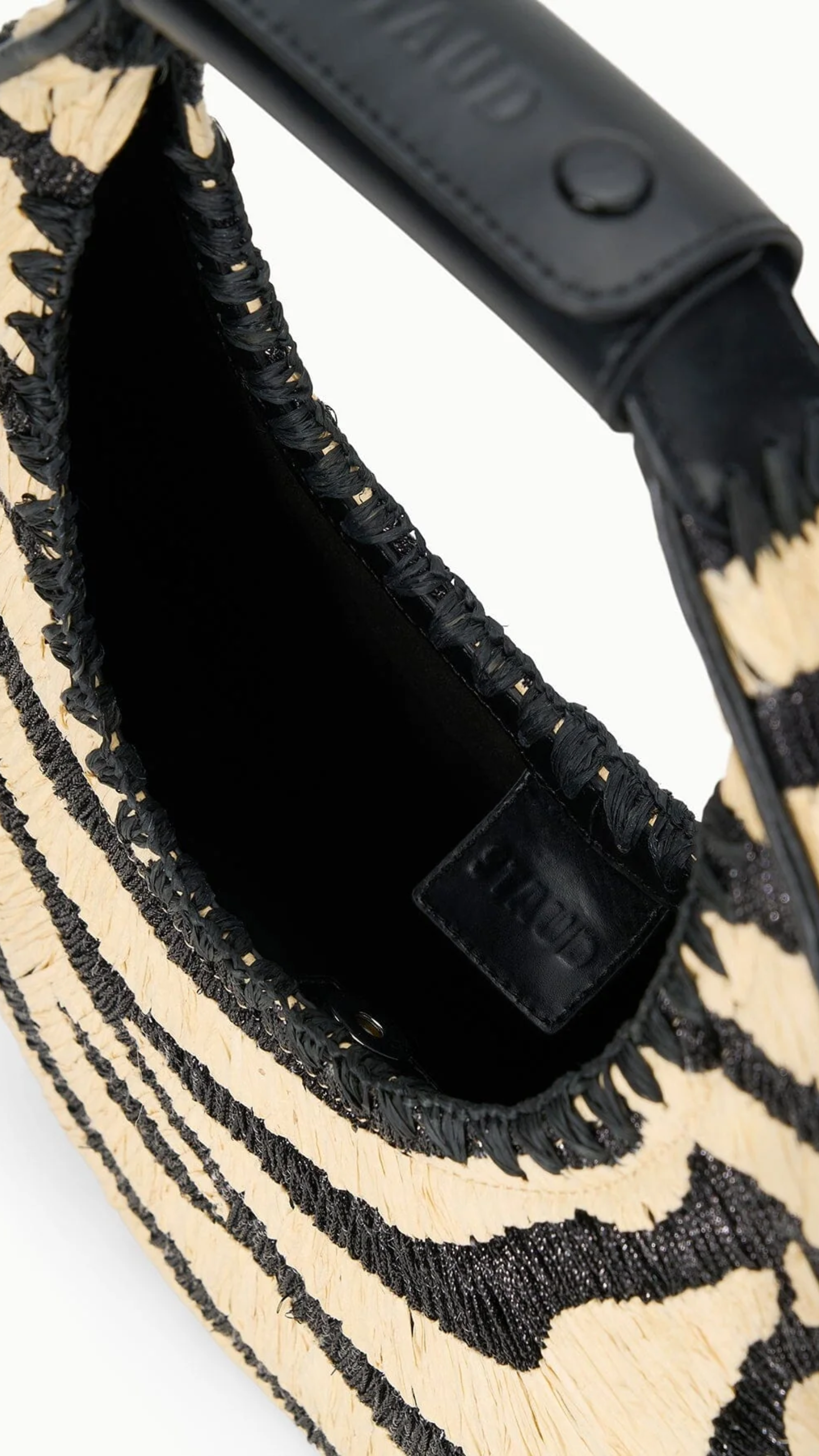 Staud Moon Tote Bag in Zebra