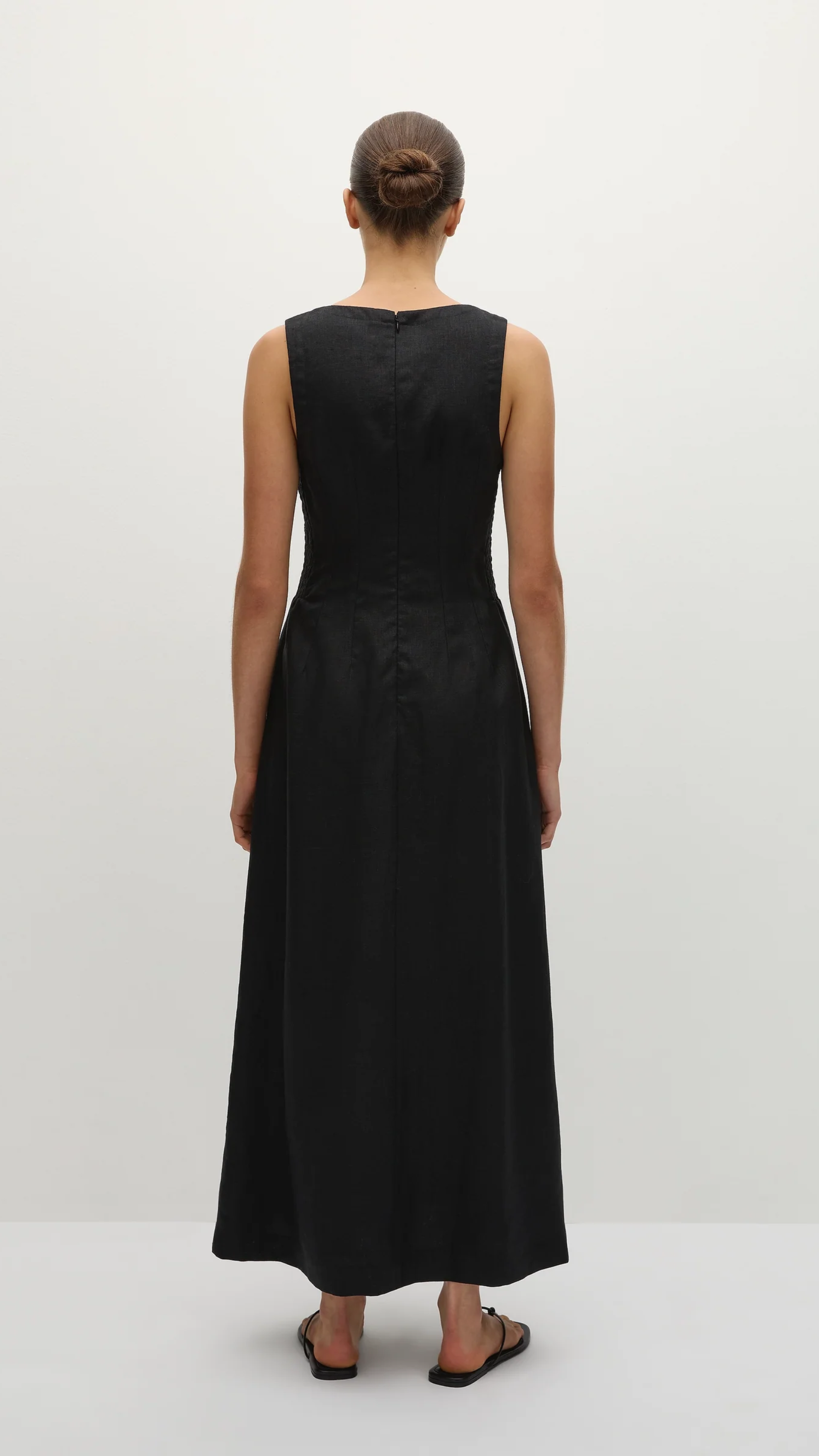 Faithfull Melia Maxi Dress in Black