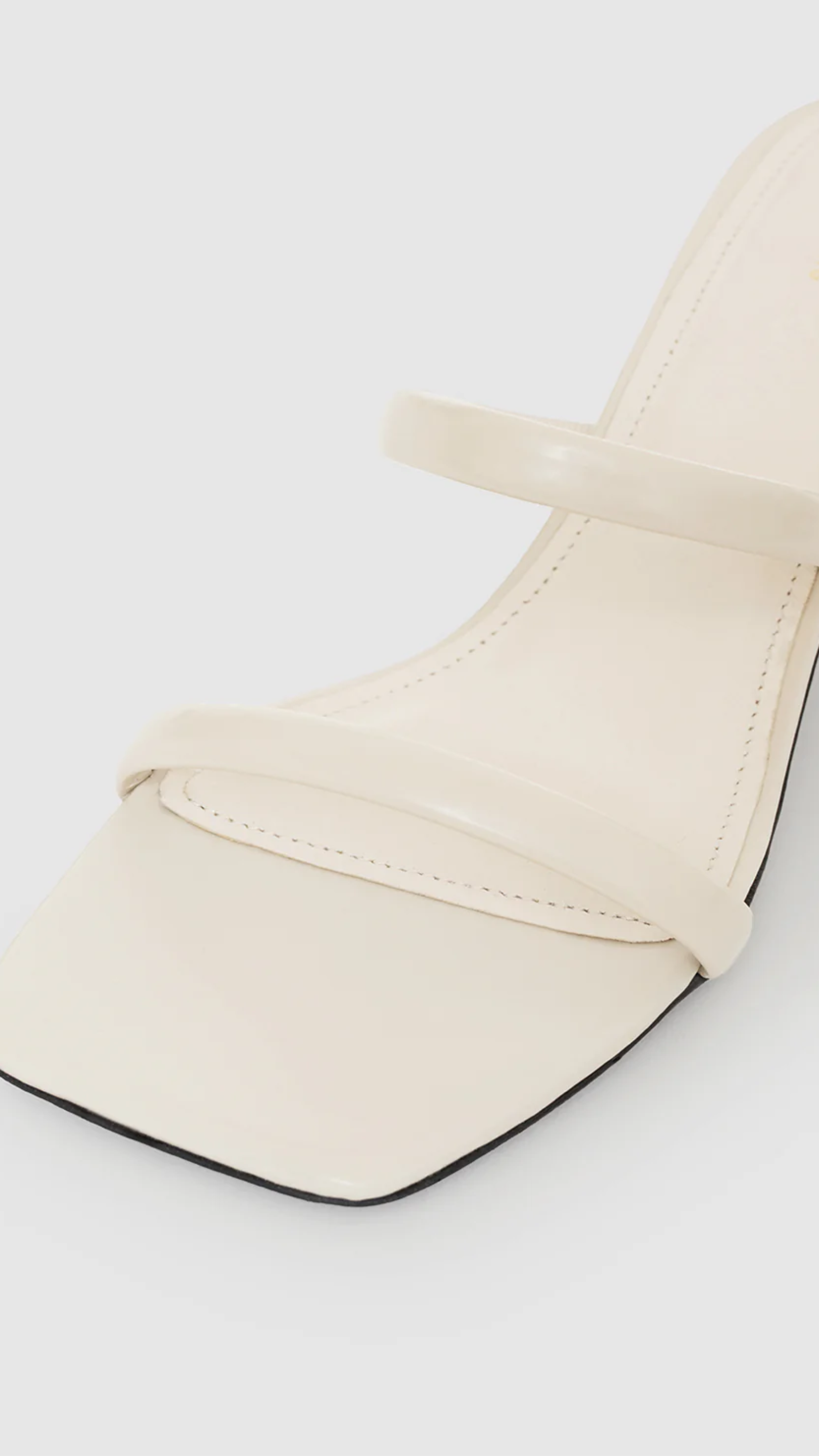 Anine Bing Hilda Mule Sandal in Bone