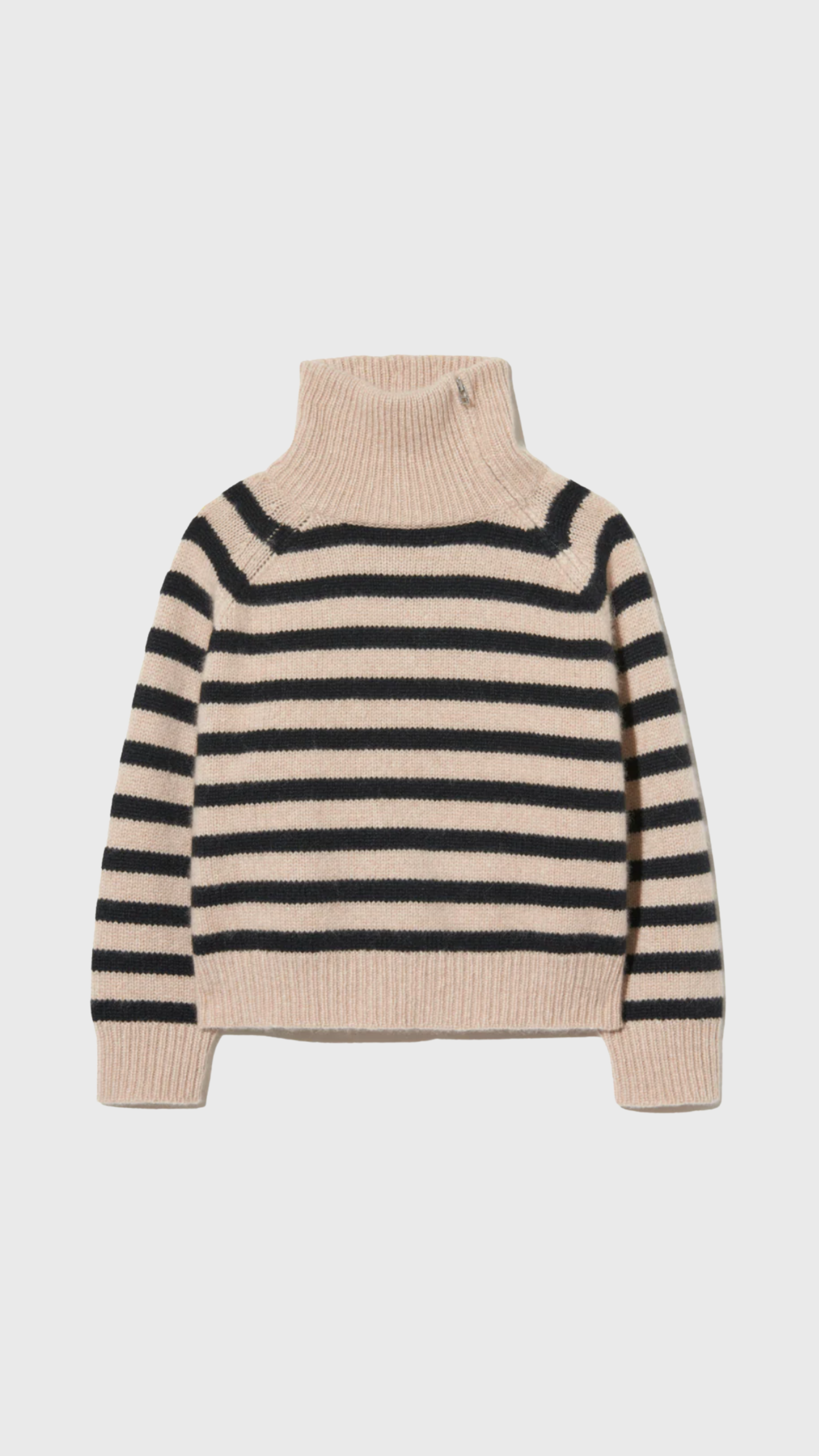Nili Lotan Raelynn Stripe Sweater in Black