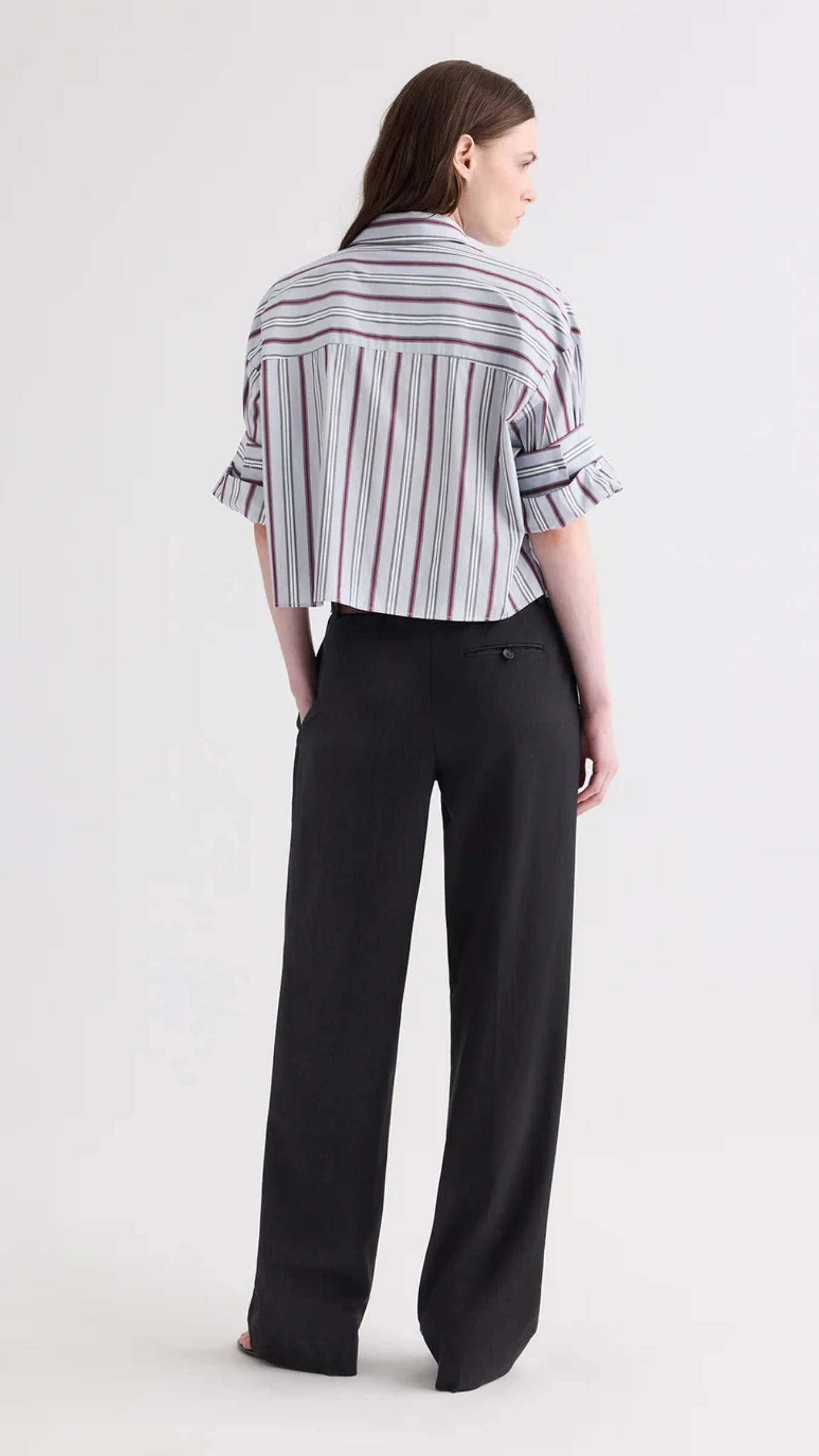 TWP Next Ex Shirt in Light Grey Multi