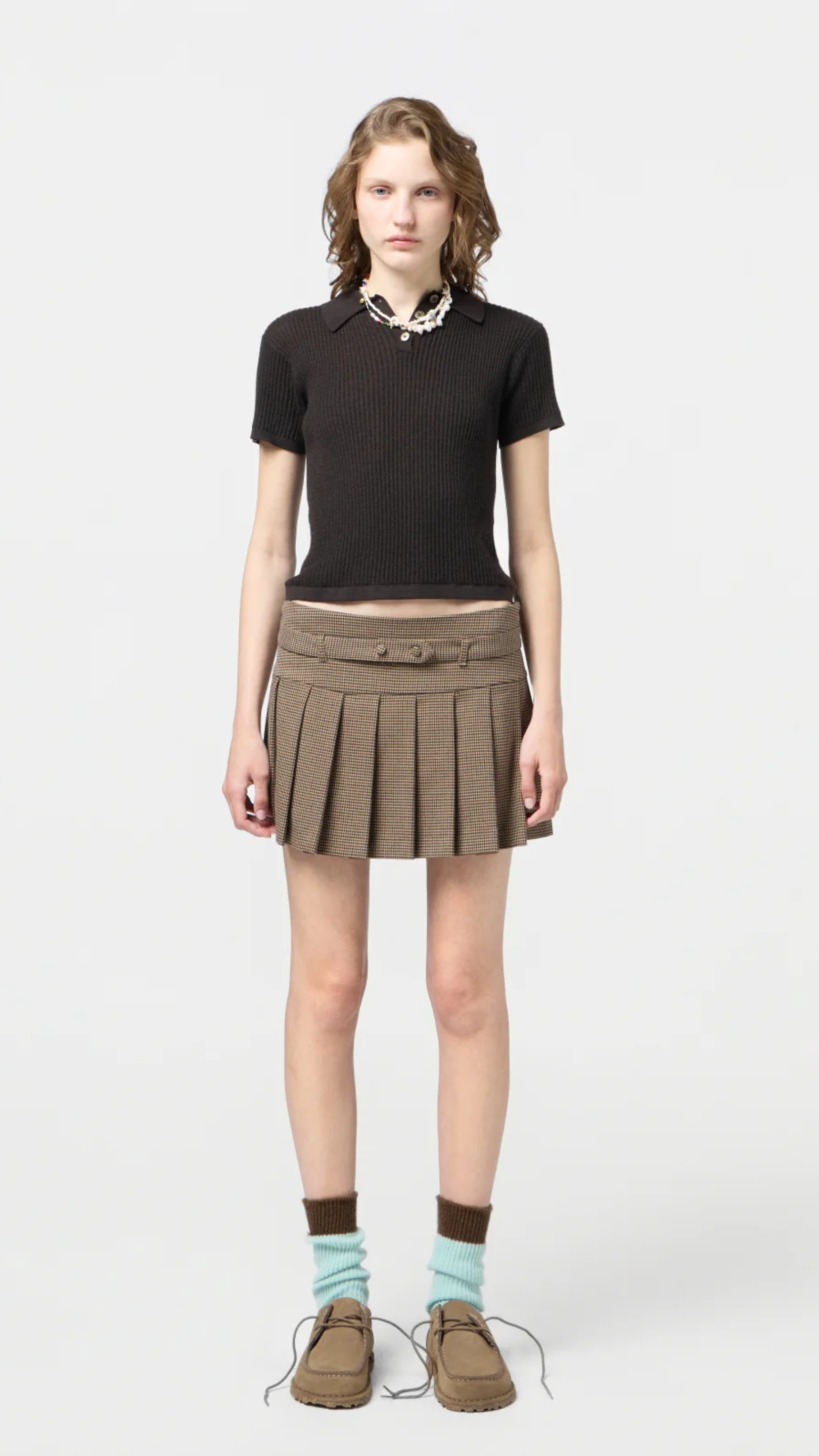 Guest in Residence Shrunken Polo in Burnt Cocoa