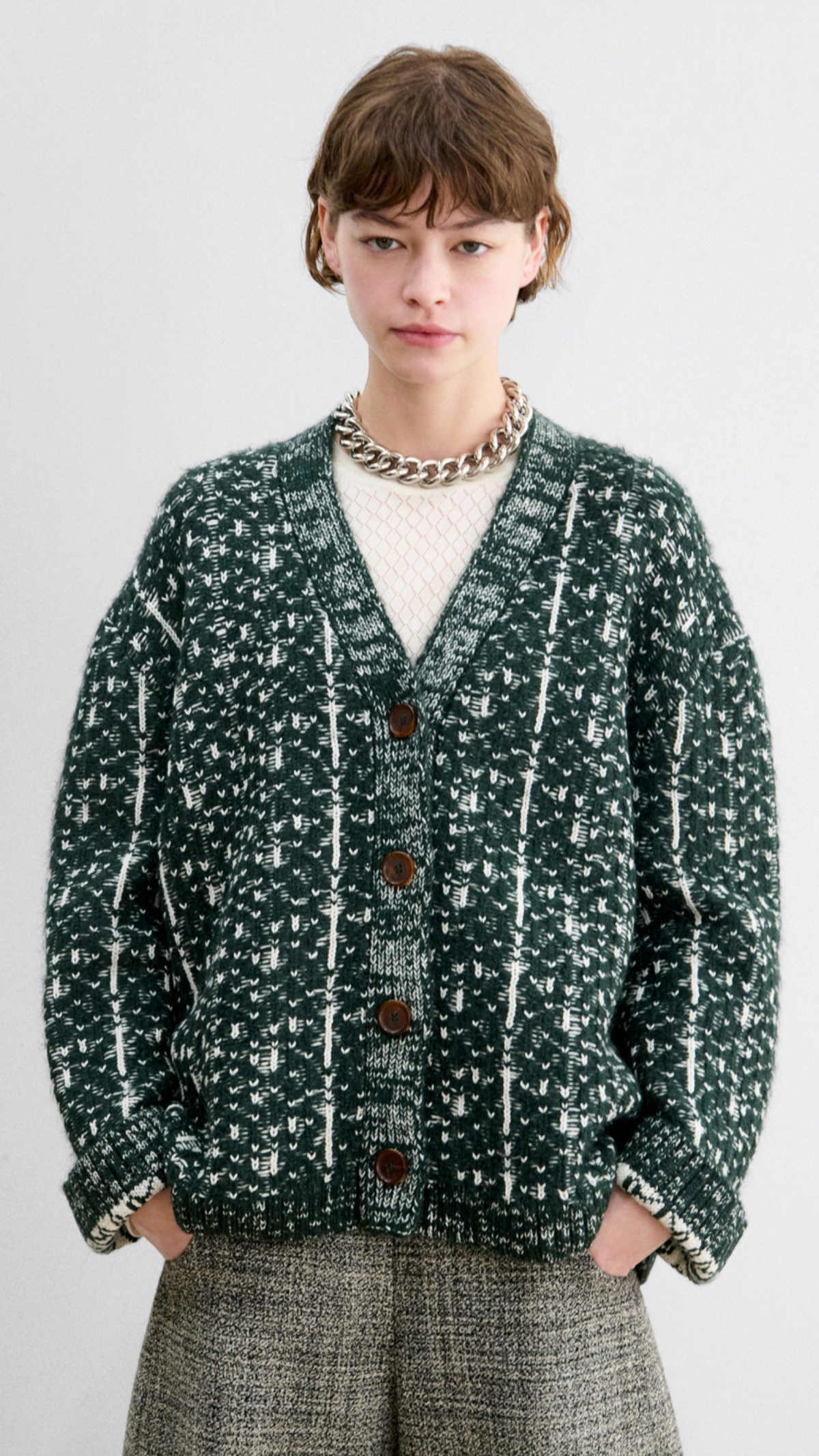 Rachel Comey Hedda Cardigan in Forest