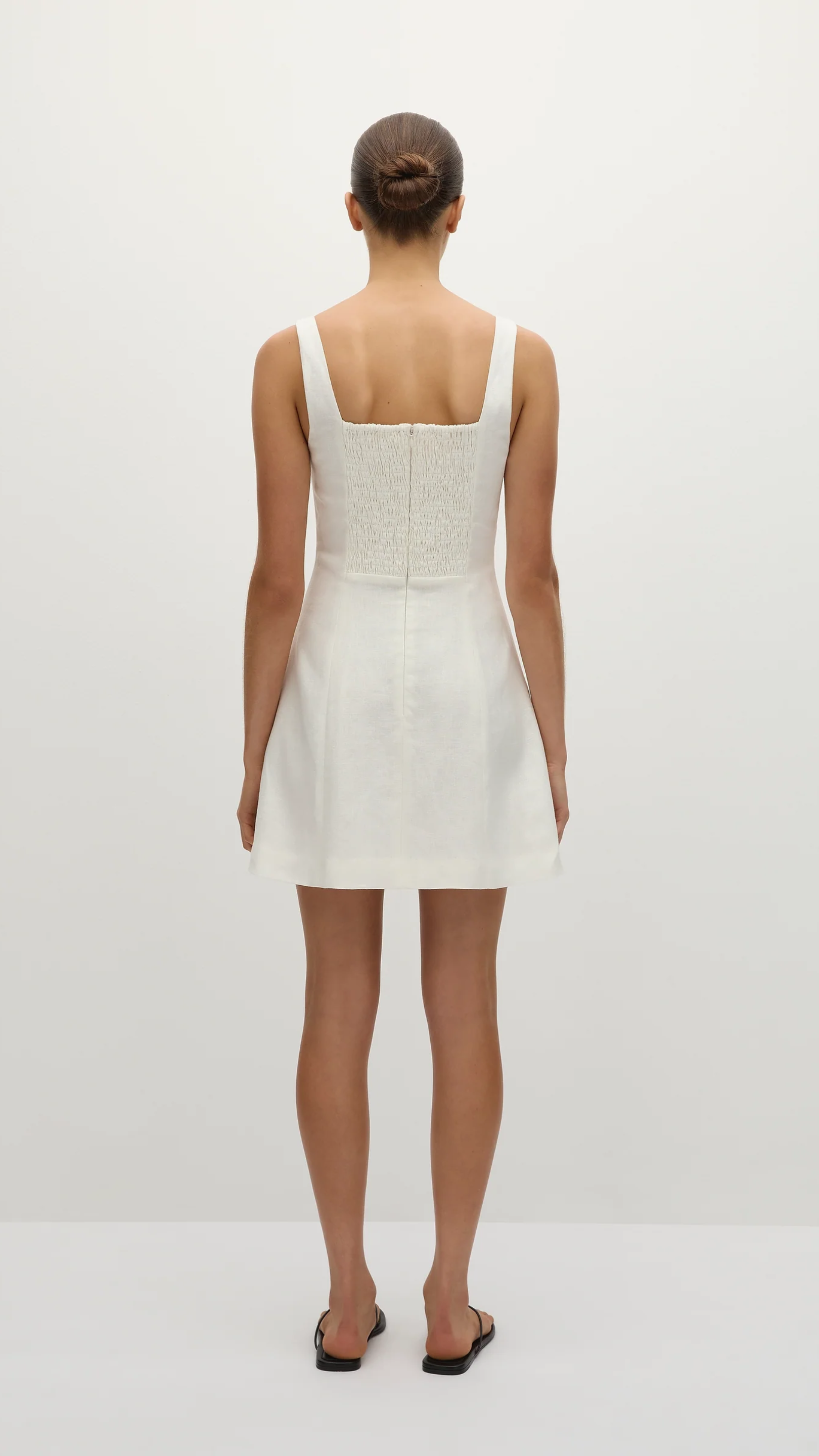 Faithfull Felice Mini Dress in White