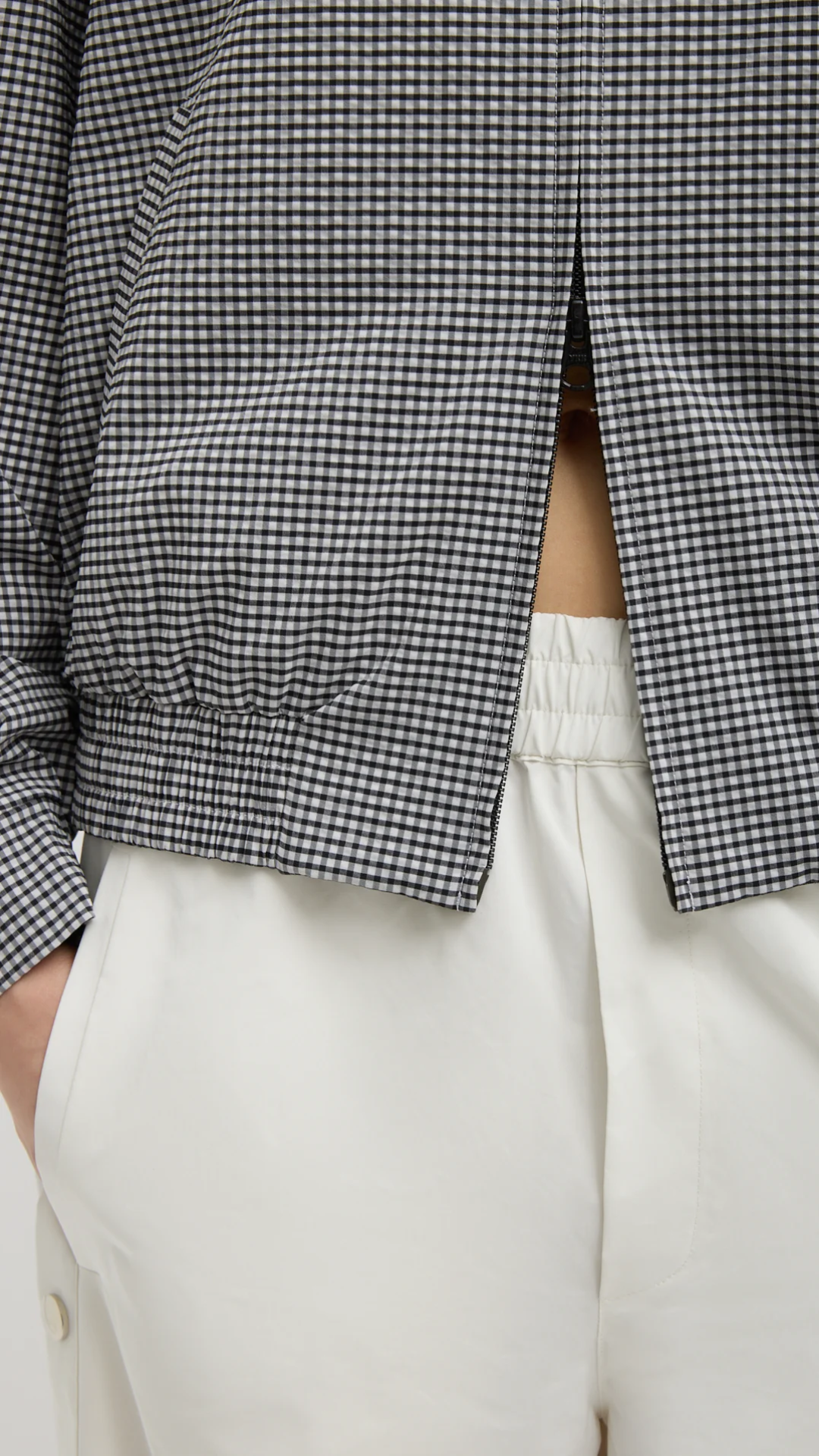 Tibi Nylon Snap On Jogger