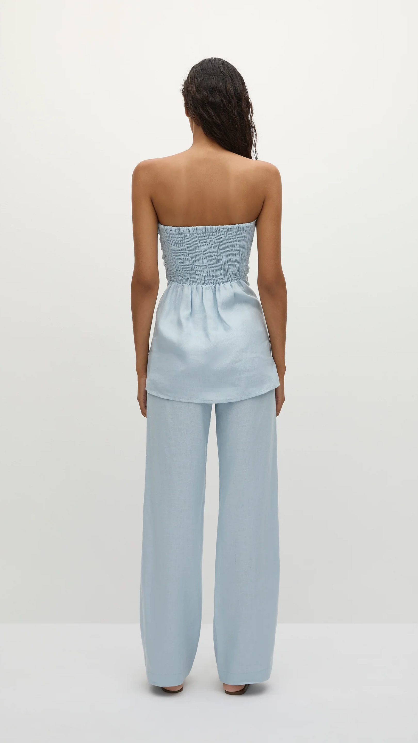 Faithfull Boe Tunic Top in Sky Blue