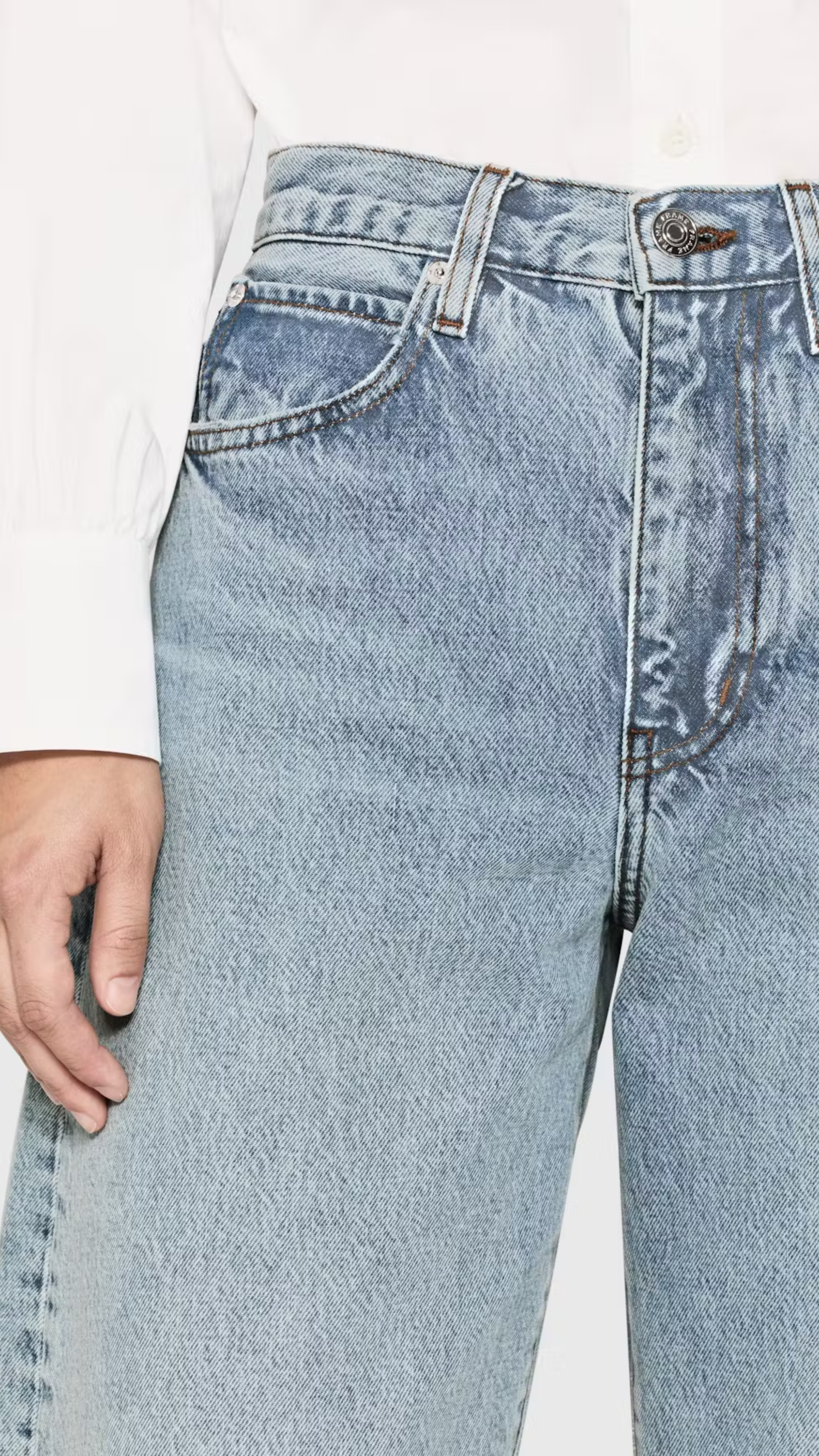 Frame The Bubble Jean in Outlaw