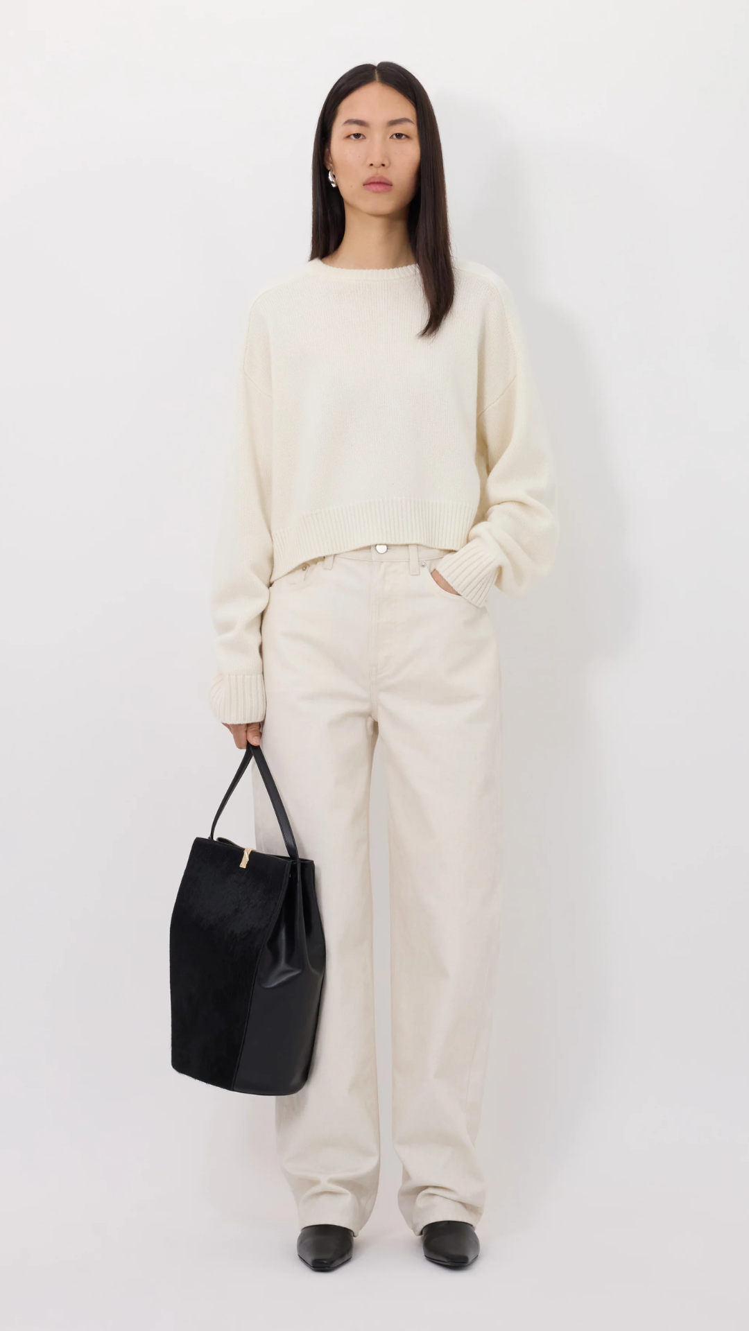 Loulou de Saison Bruzzi LDS Cropped Sweater