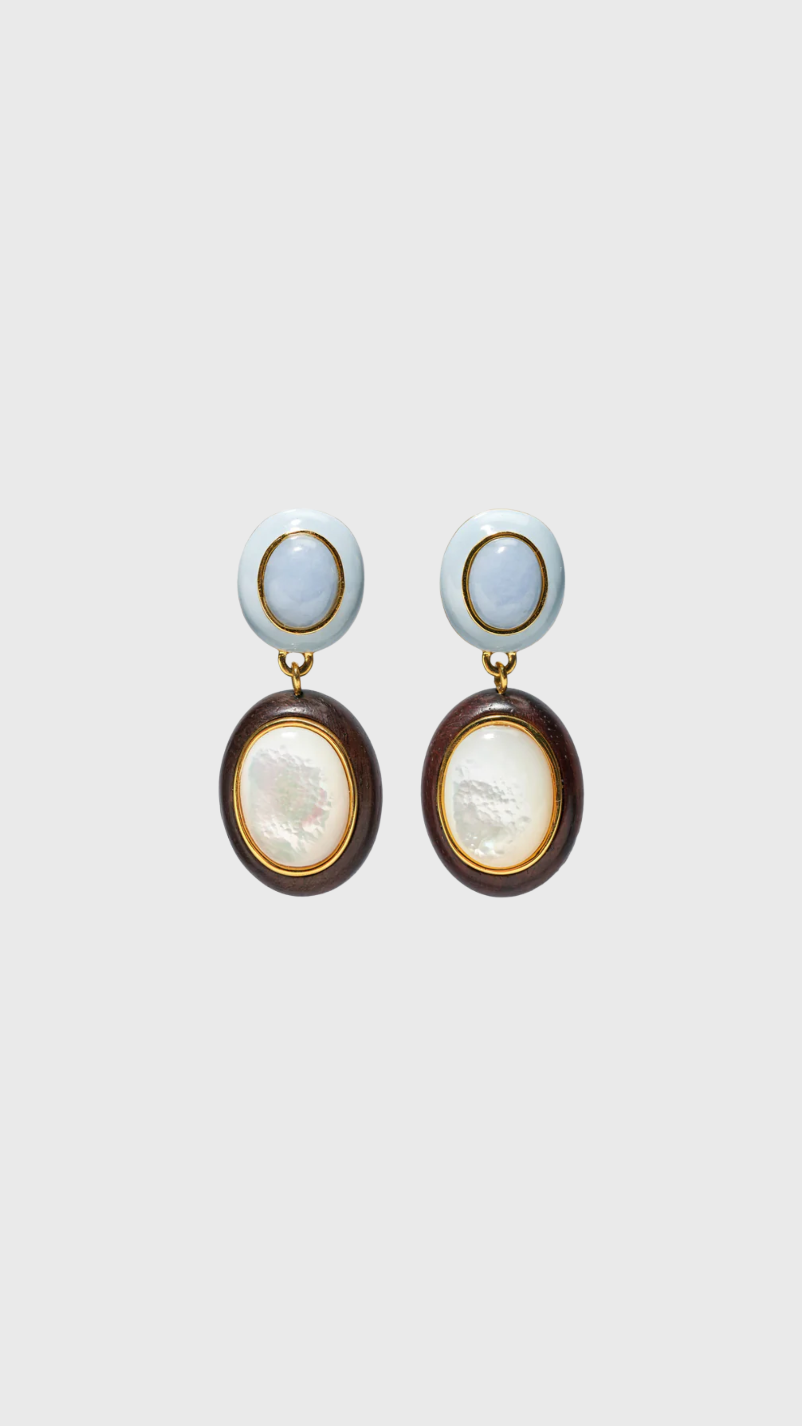 Lizzie Fortunato Papaya Earrings in Pearl