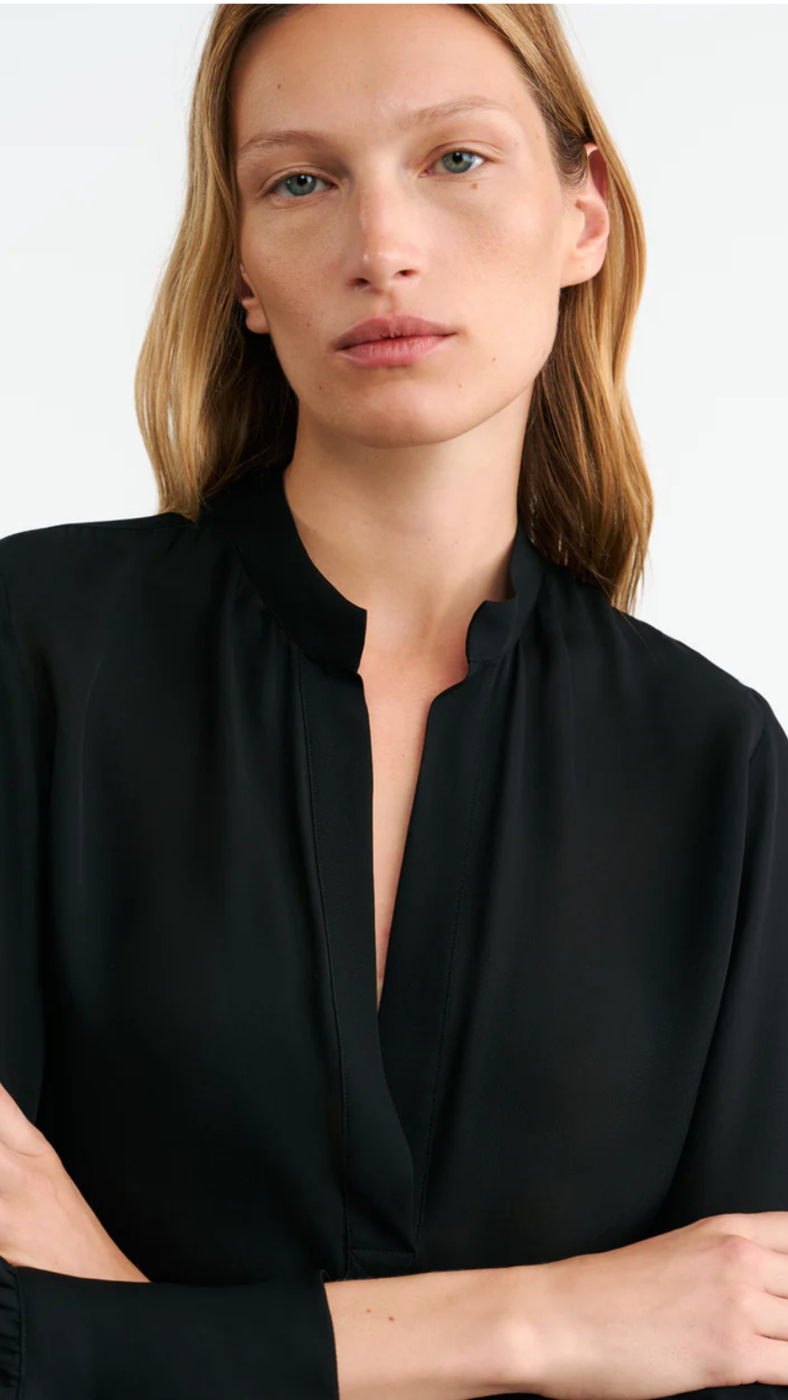 Nili Lotan Montaine Blouse in Black