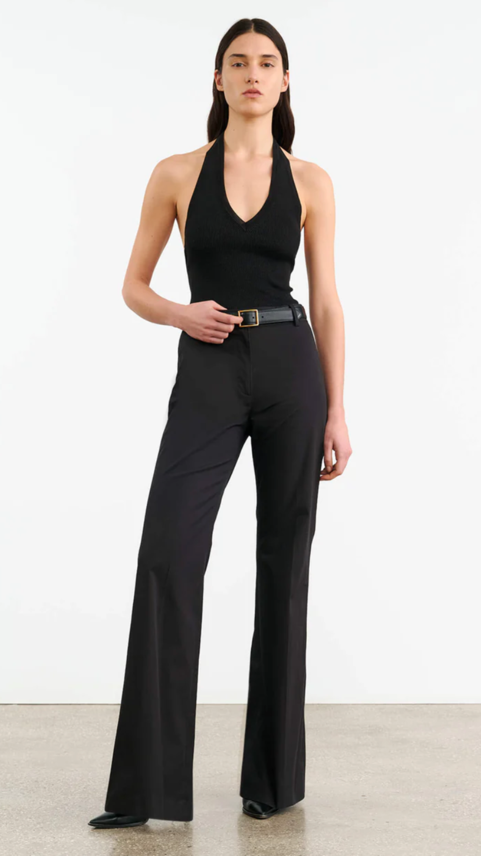 Nili Lotan Effy Pant in Black