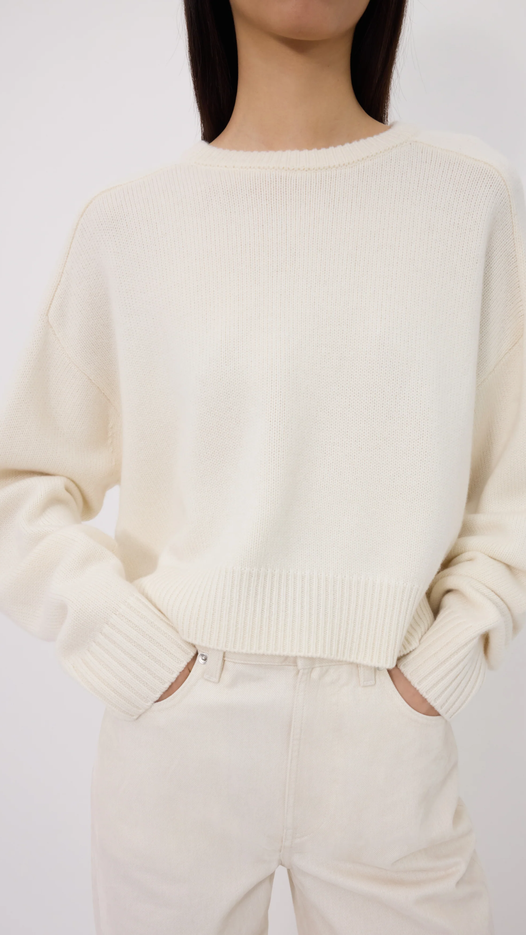 Loulou de Saison Bruzzi LDS Cropped Sweater