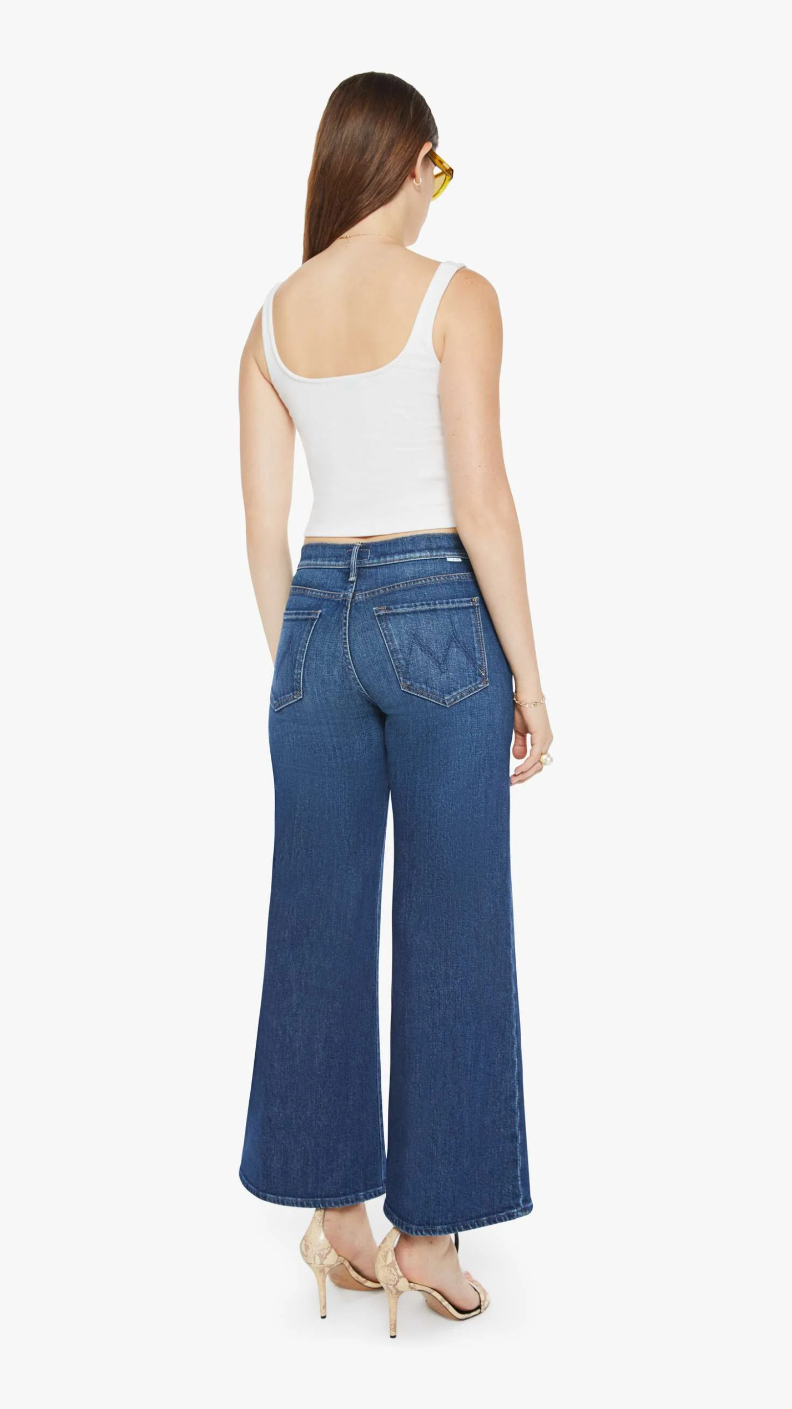 Mother The Twister Flood Jean in Clothing Optional