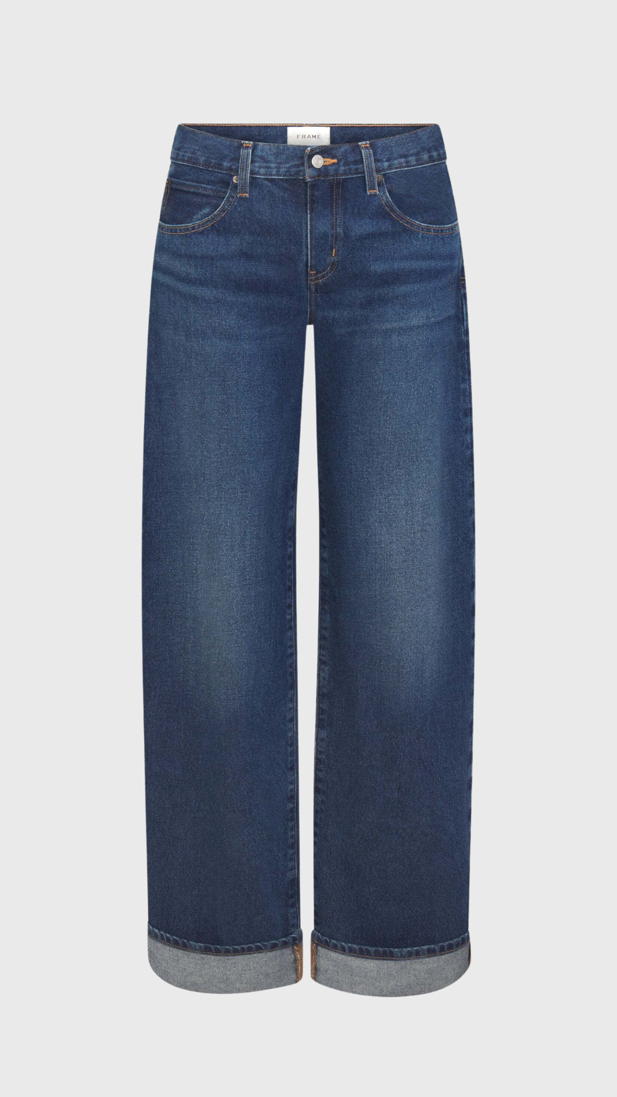 Frame The Cuffed Low Bow Jean in Volt