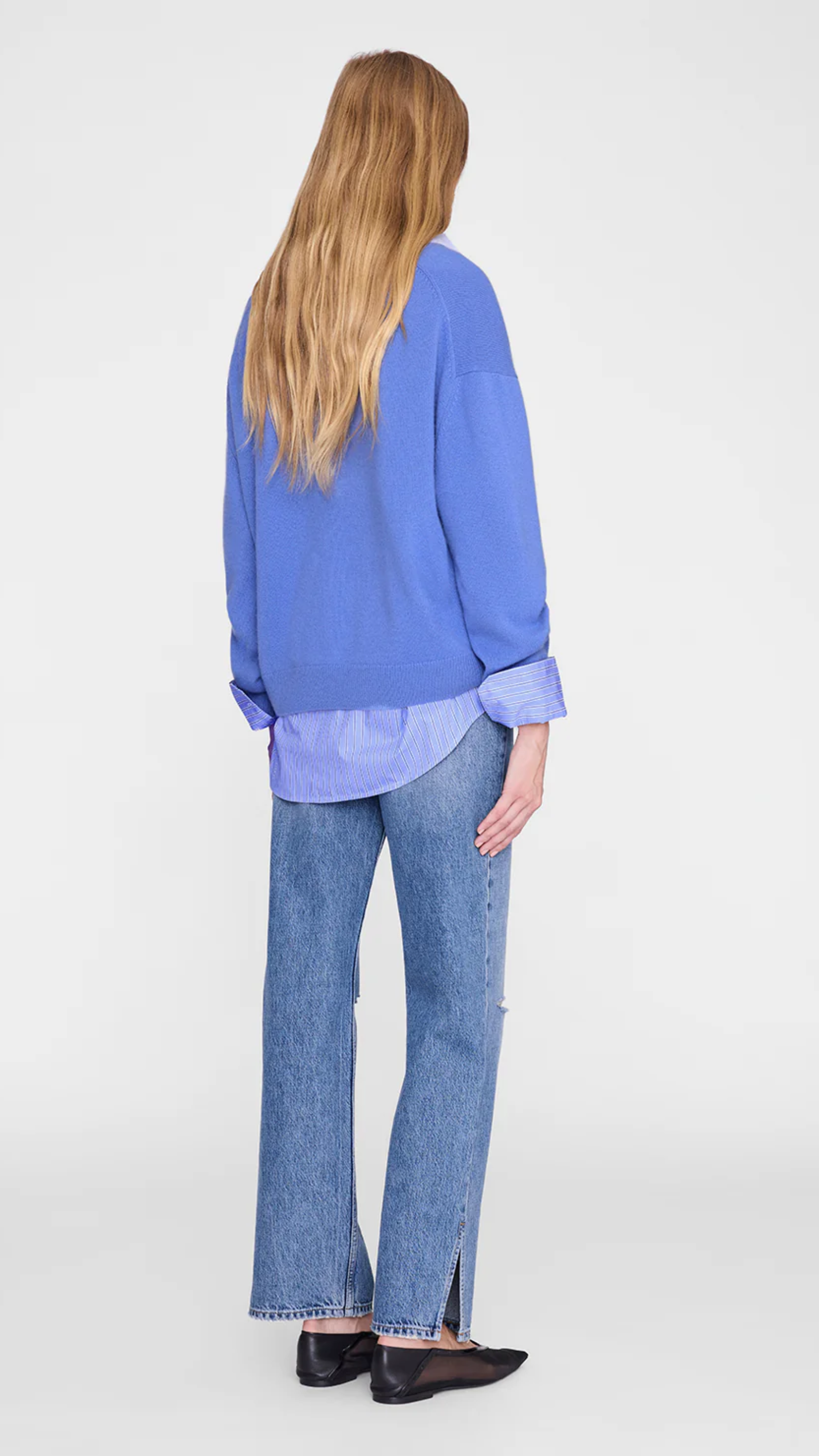 Anine Bing Lee Sweater in Storm Blue