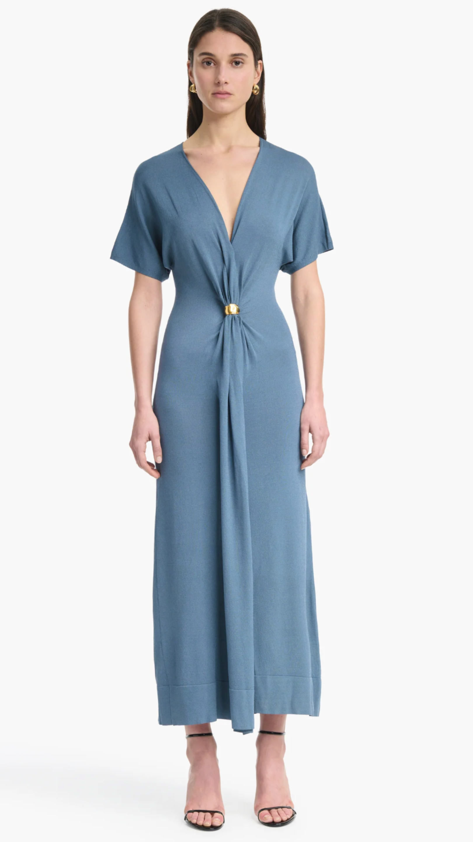 Altuzarra Rena Dress in Ash Blue