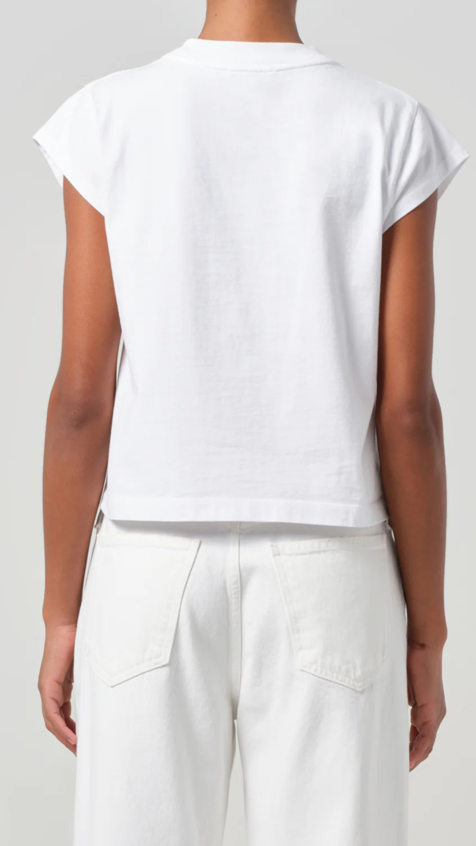 Agolde Bryce Cap Sleeve Tee