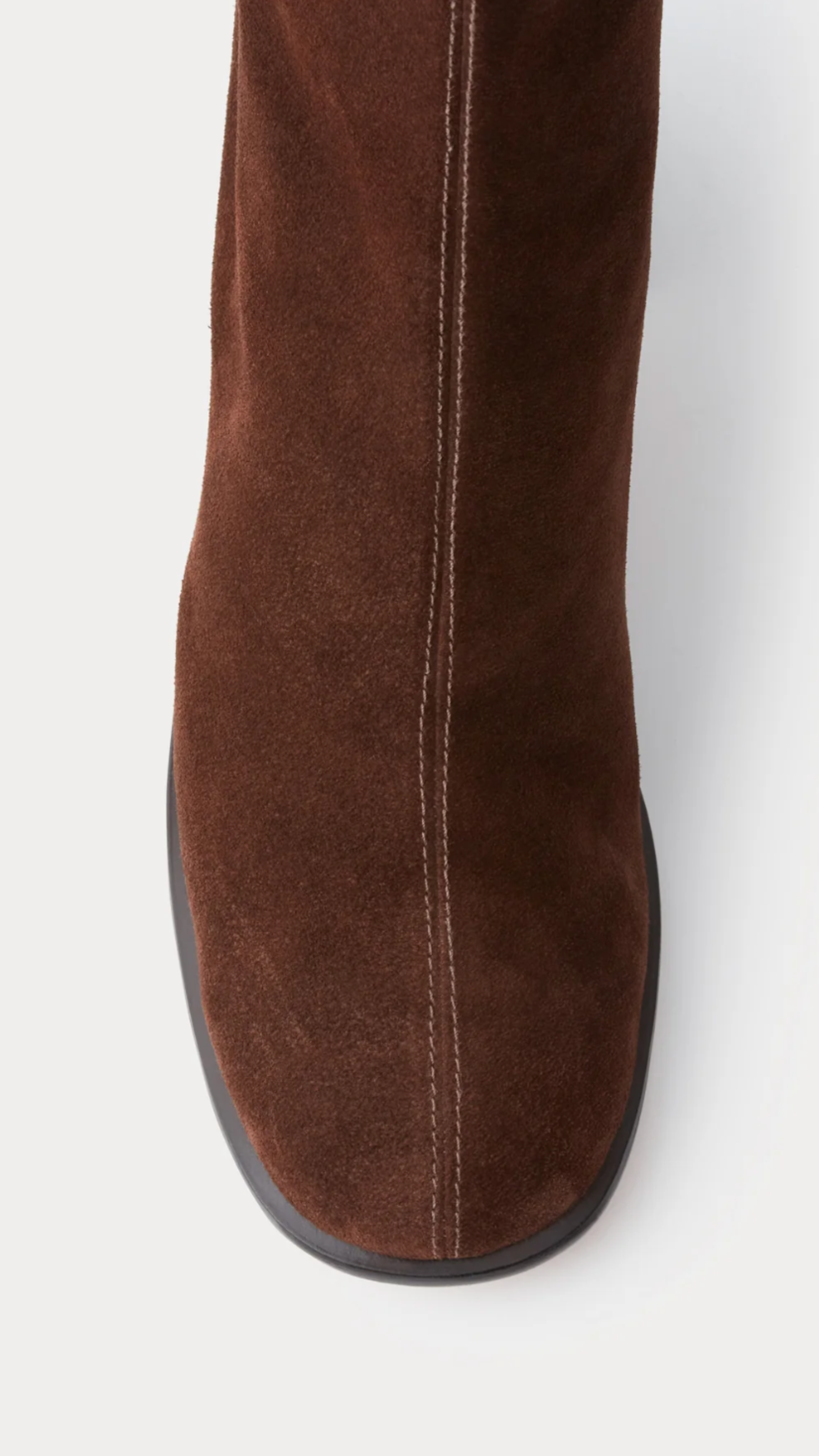 Rachel Comey Sugar Bootie in Dark Chocolate Suede