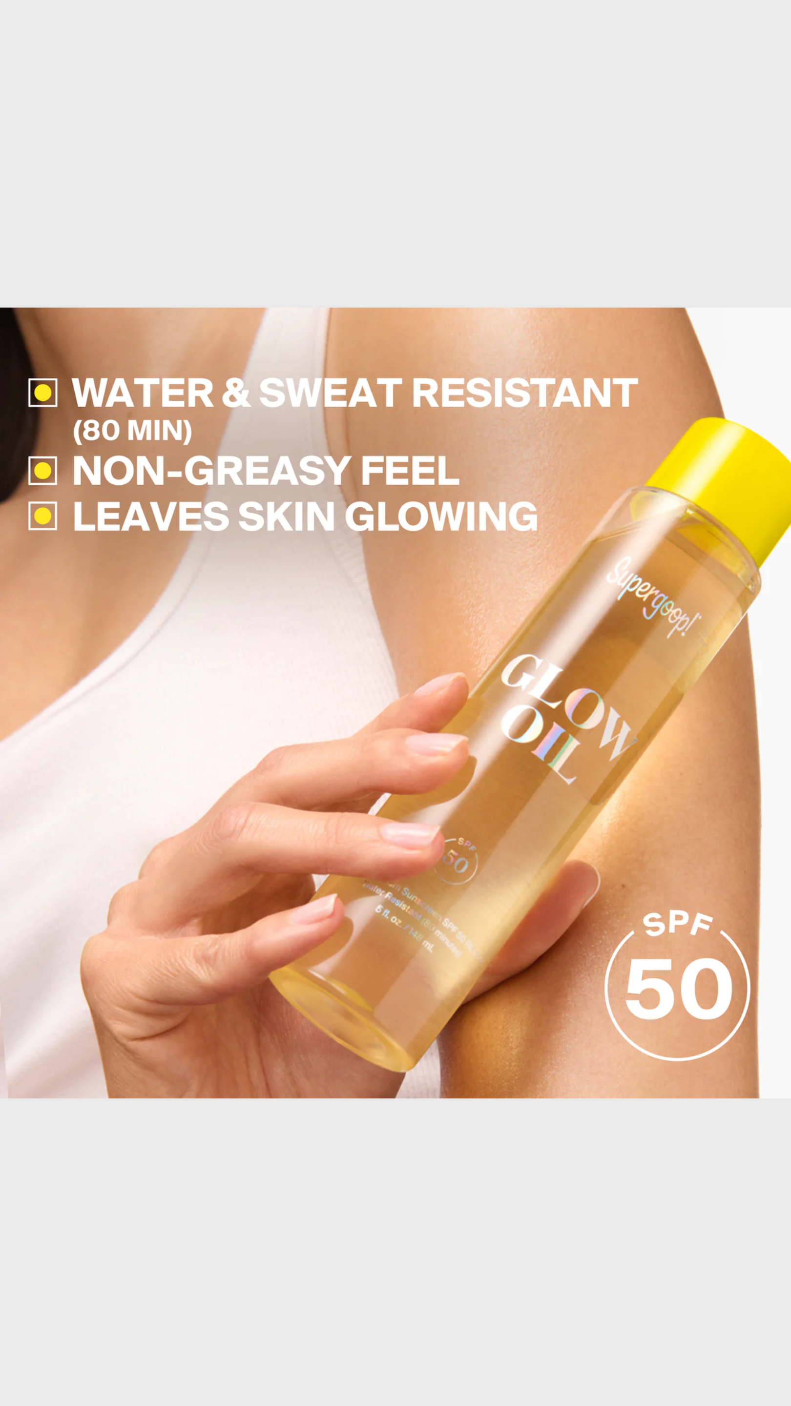 Supergoop Glow Oil 5oz in SPF50