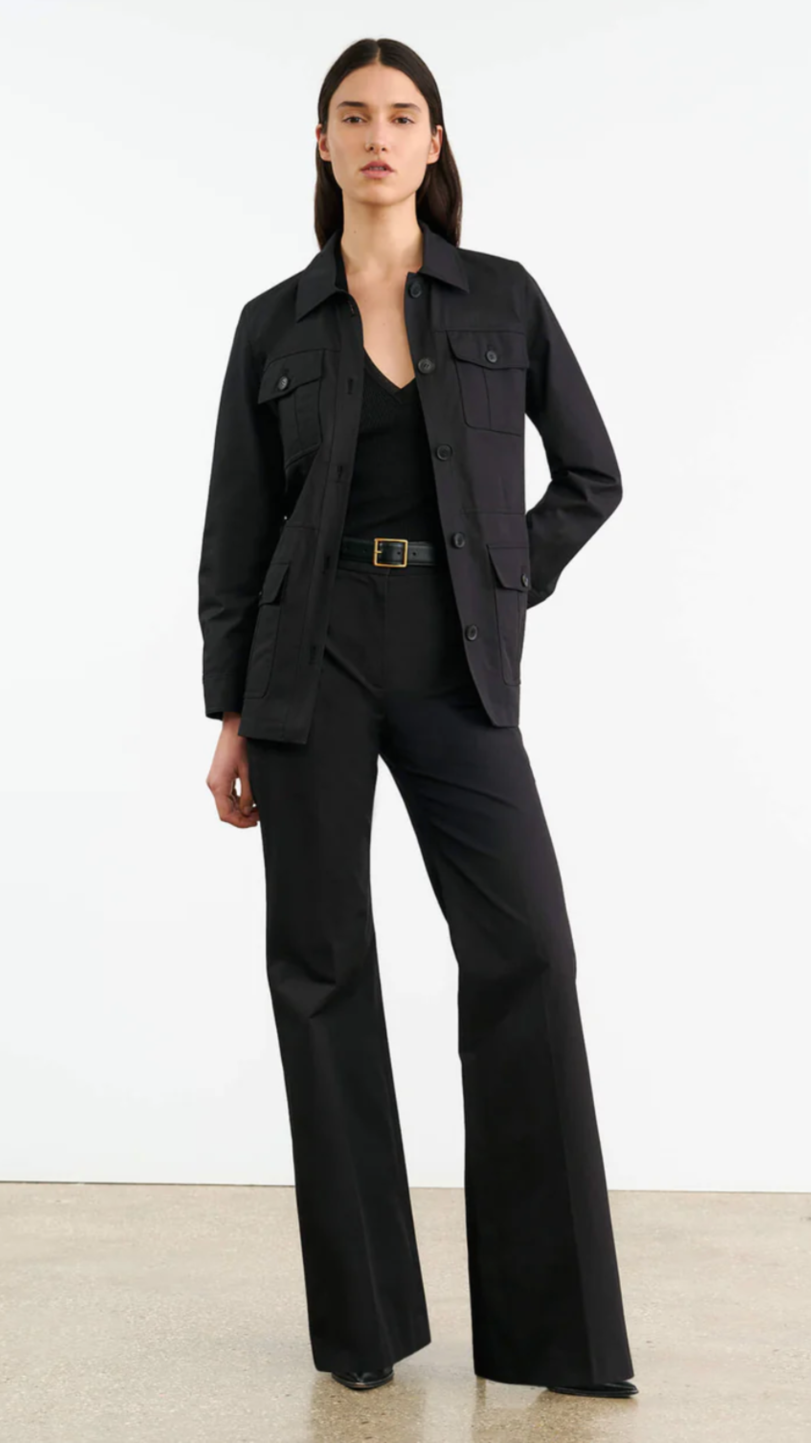 Nili Lotan Effy Pant in Black