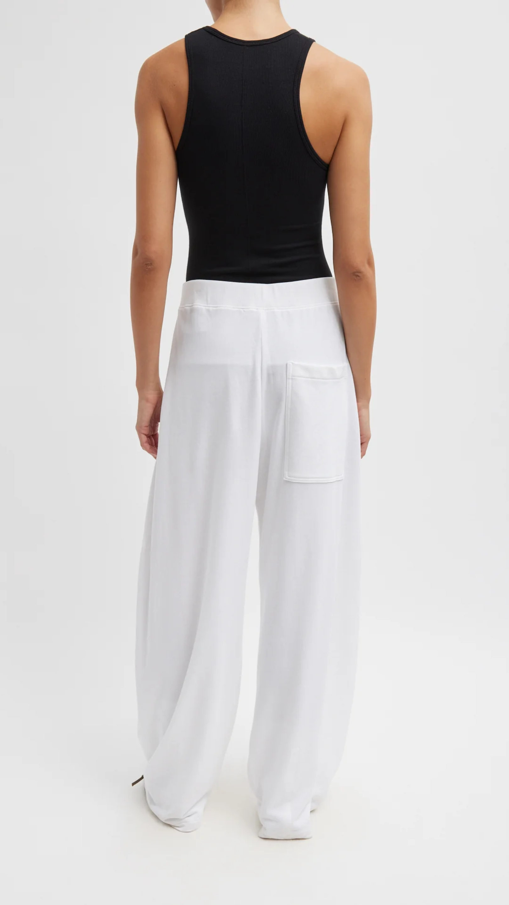 Tibi Light Weight Sweatshirting Winslow Pant