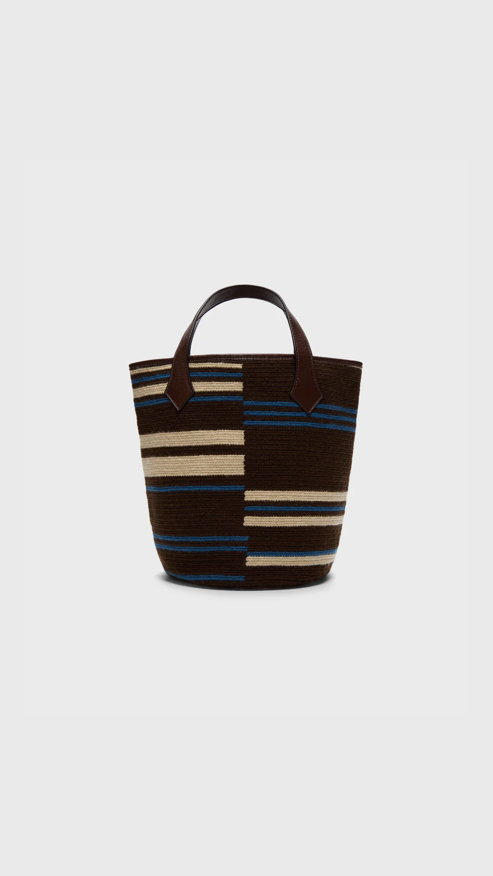 TWP Caraiva Broken Stripe Woven Tote in Broken Stripe