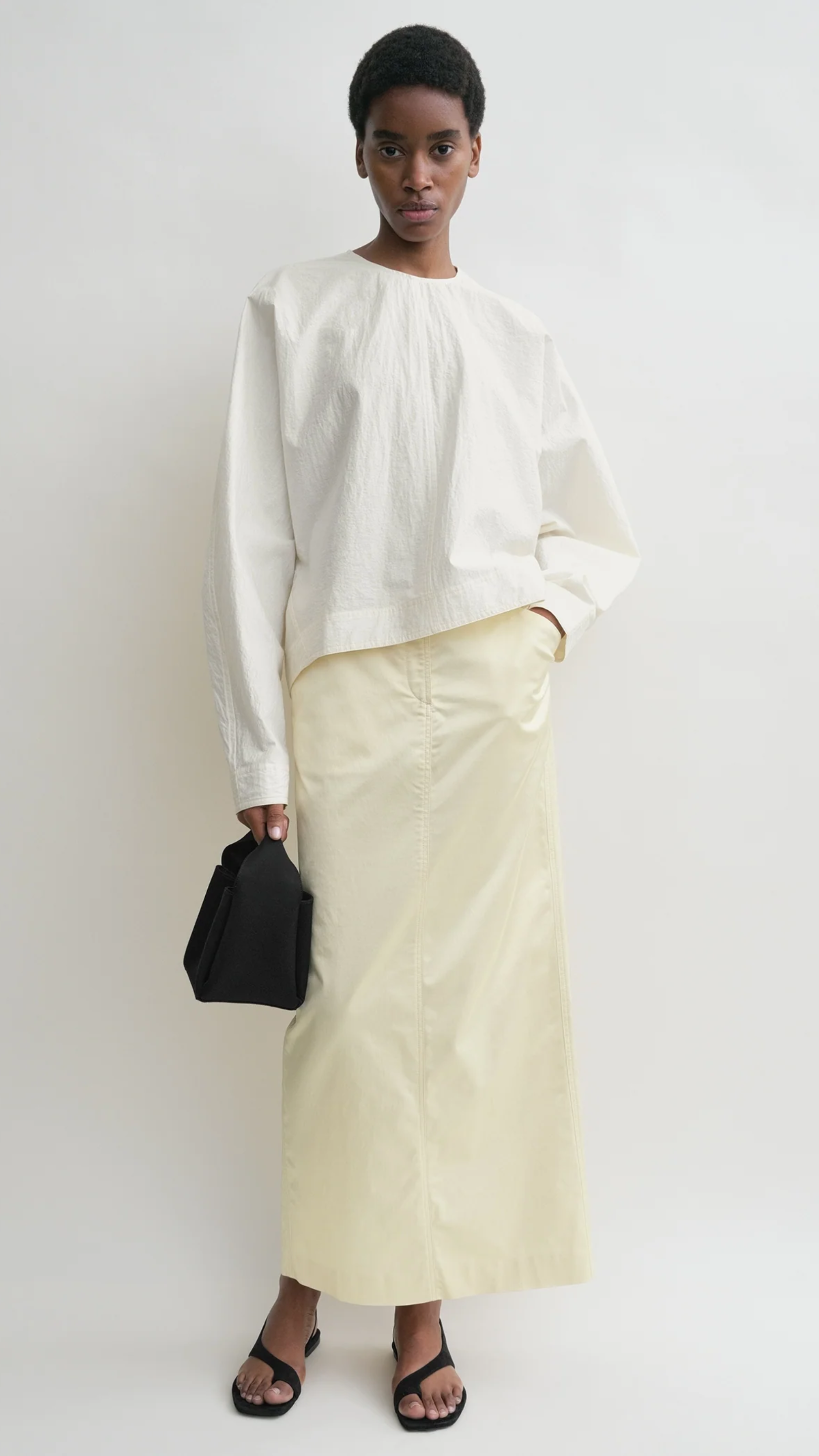 Toteme Batwing Top in Off White