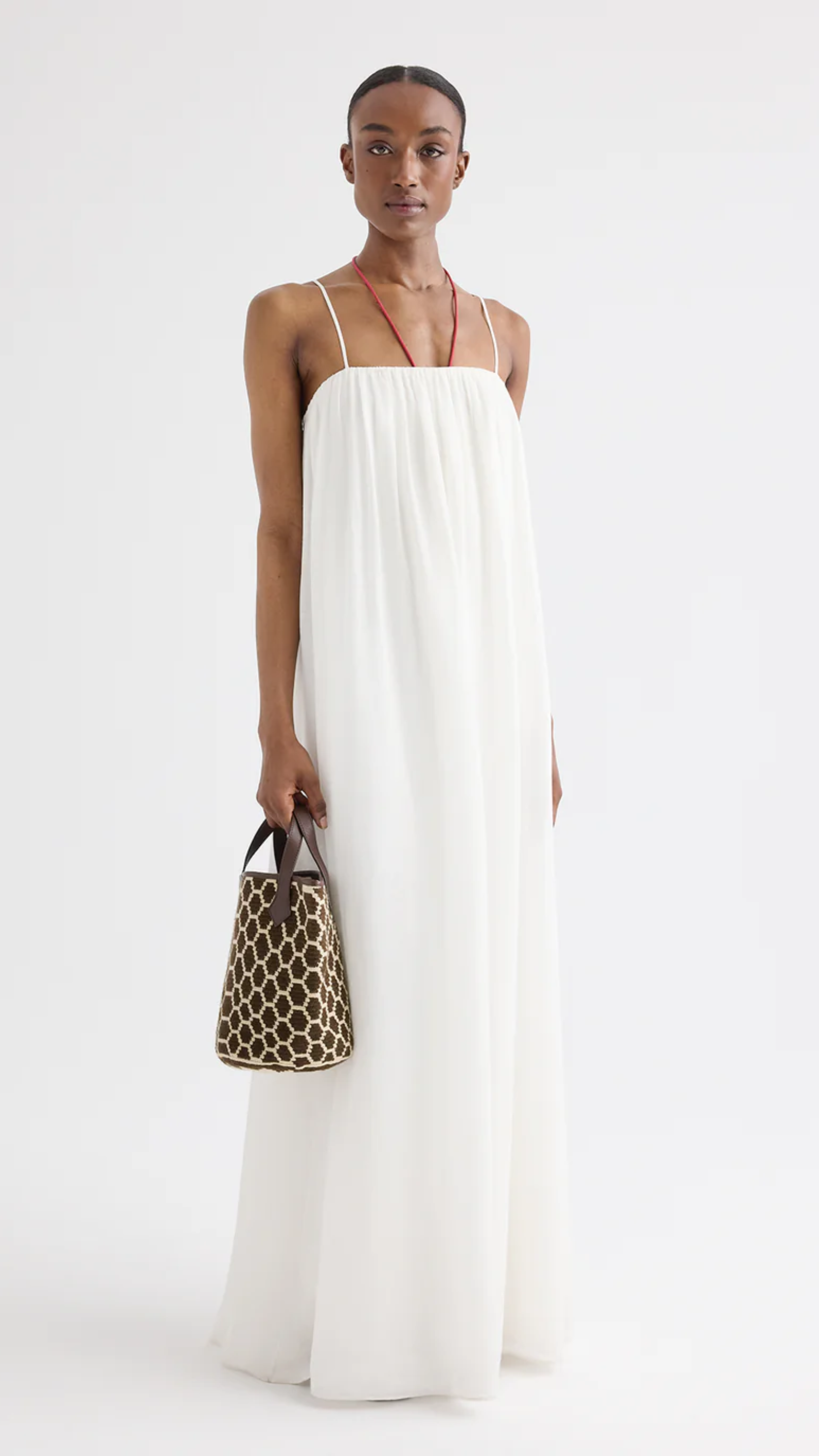 TWP Caraiva Python Woven Tote in Abstract Snake