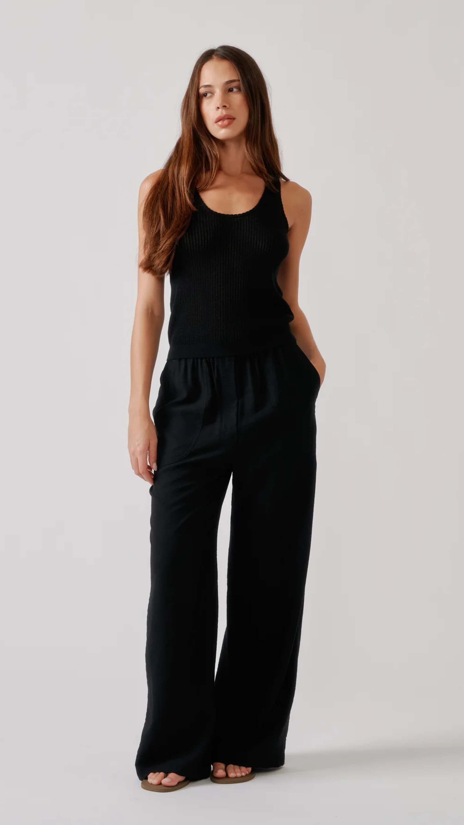 Sablyn Lenon Utility Pull On Pant in Black