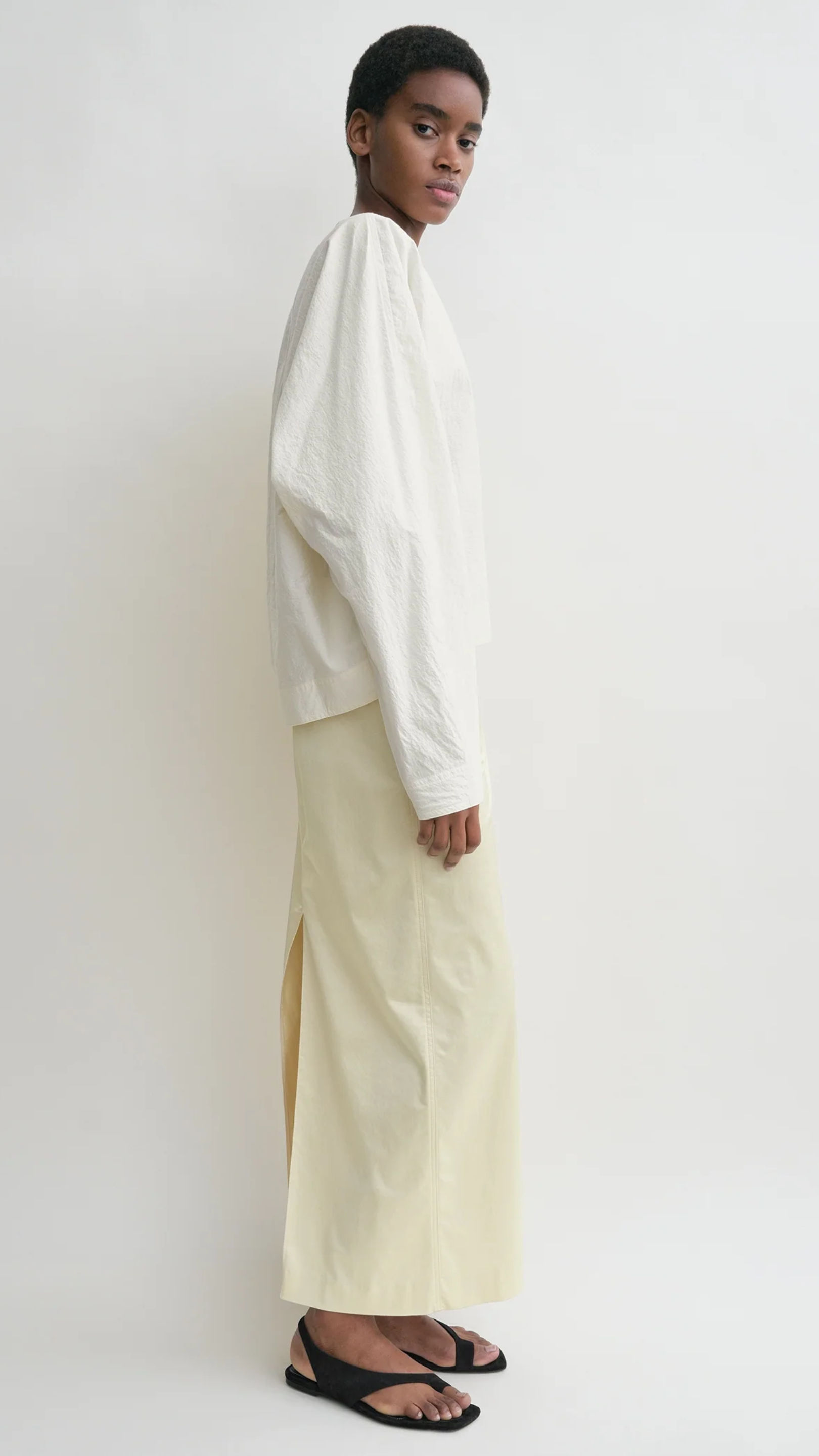 Toteme Batwing Top in Off White