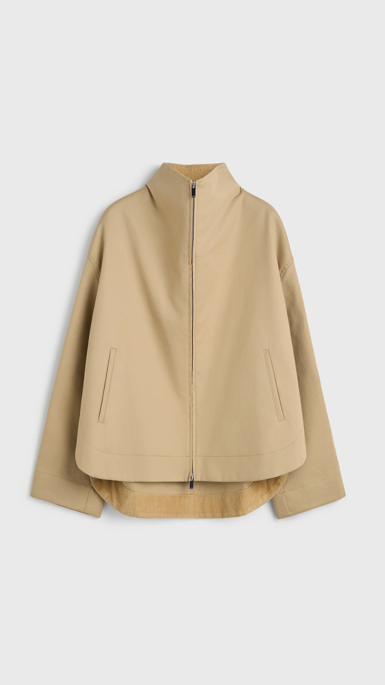 Toteme Zipped Country Jacket in Fawn