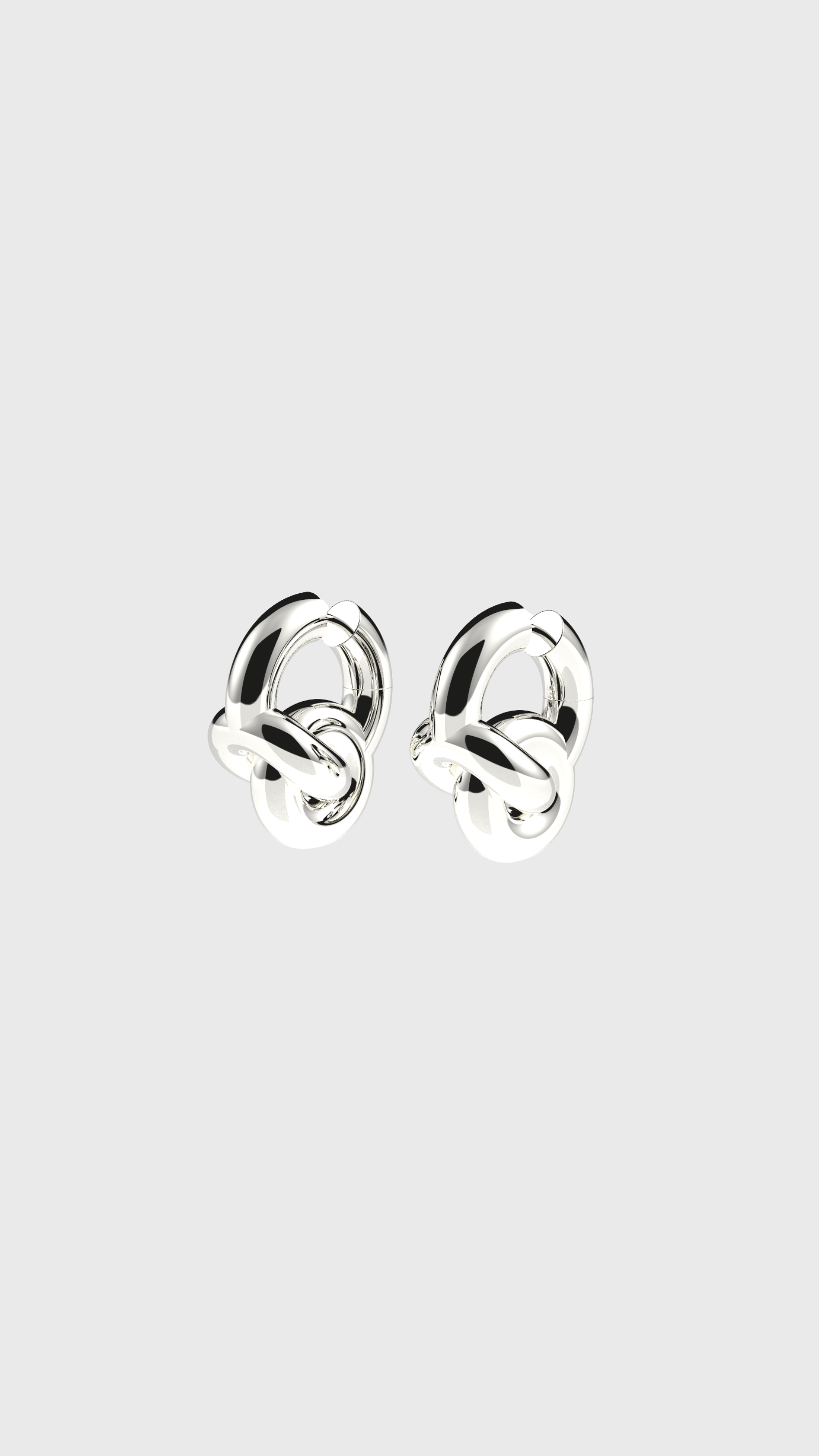 Uncommon Matters Mini Knot Creoles Earrings