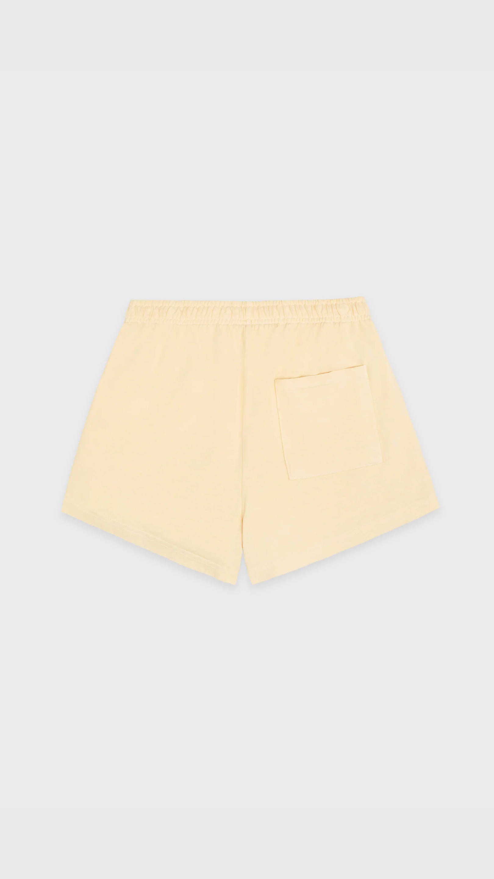 Sporty & Rich Avenue Disco Short in Almond/Navy