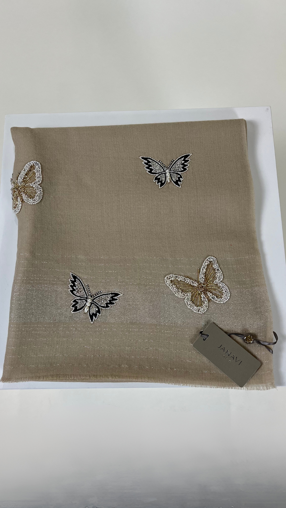 Janavi Flying Butterfly Shawl