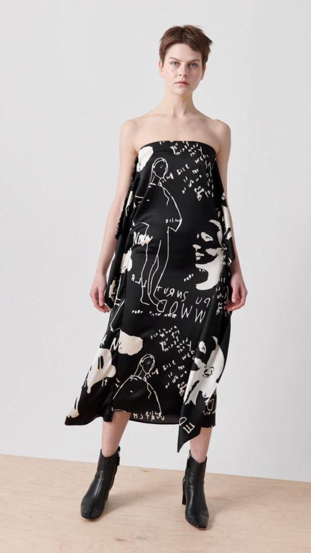 Zero & Maria Cornejo Strapless Rectangle Dress
