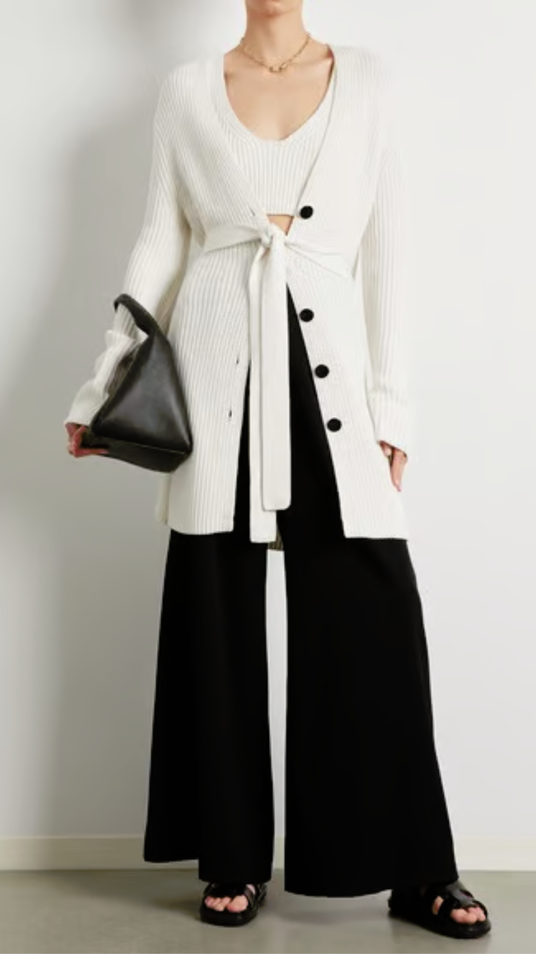 PSWL Ribbed Cotton Cardigan